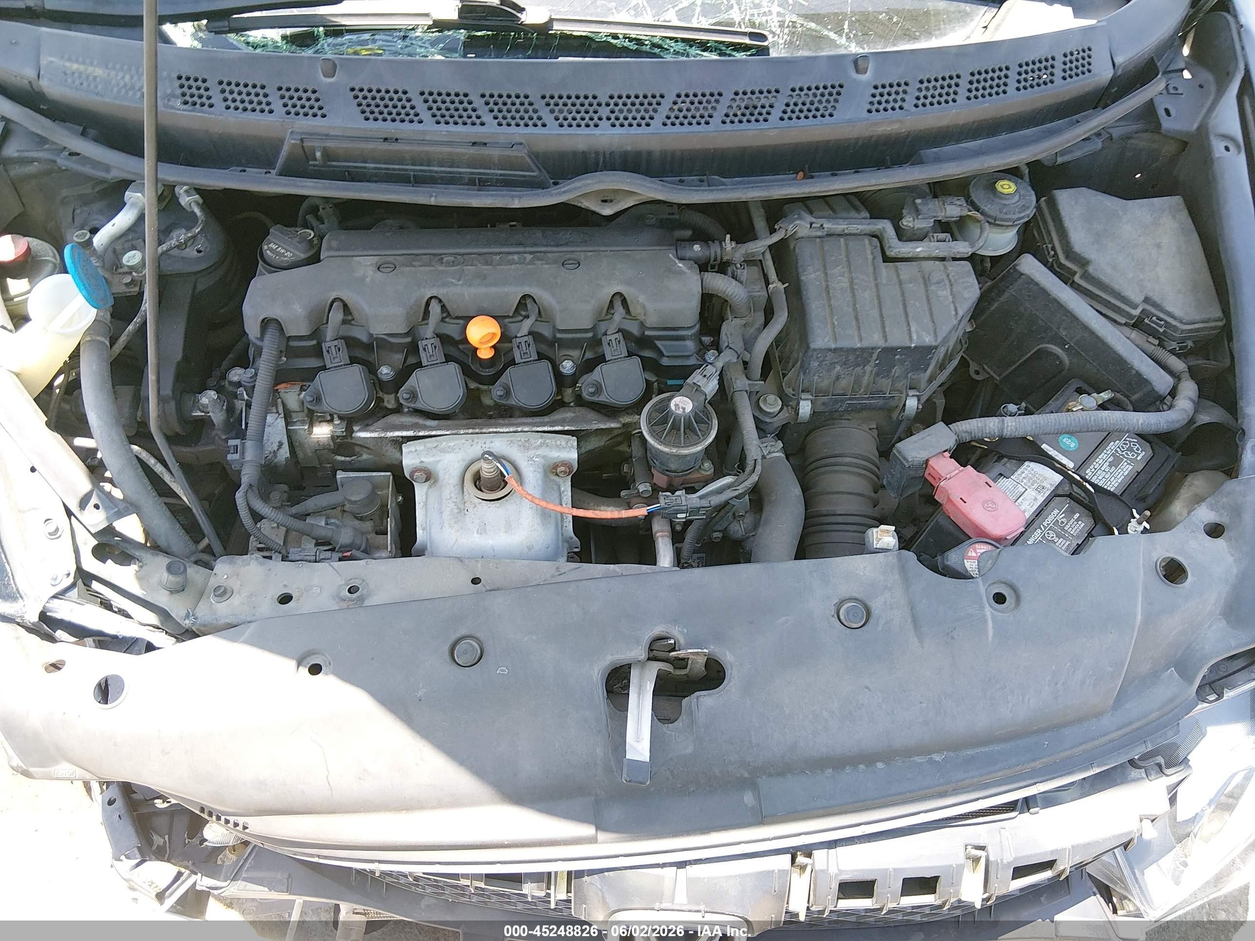 2010 Honda Civic Lx Черный vin: 2HGFA1F58AH331987