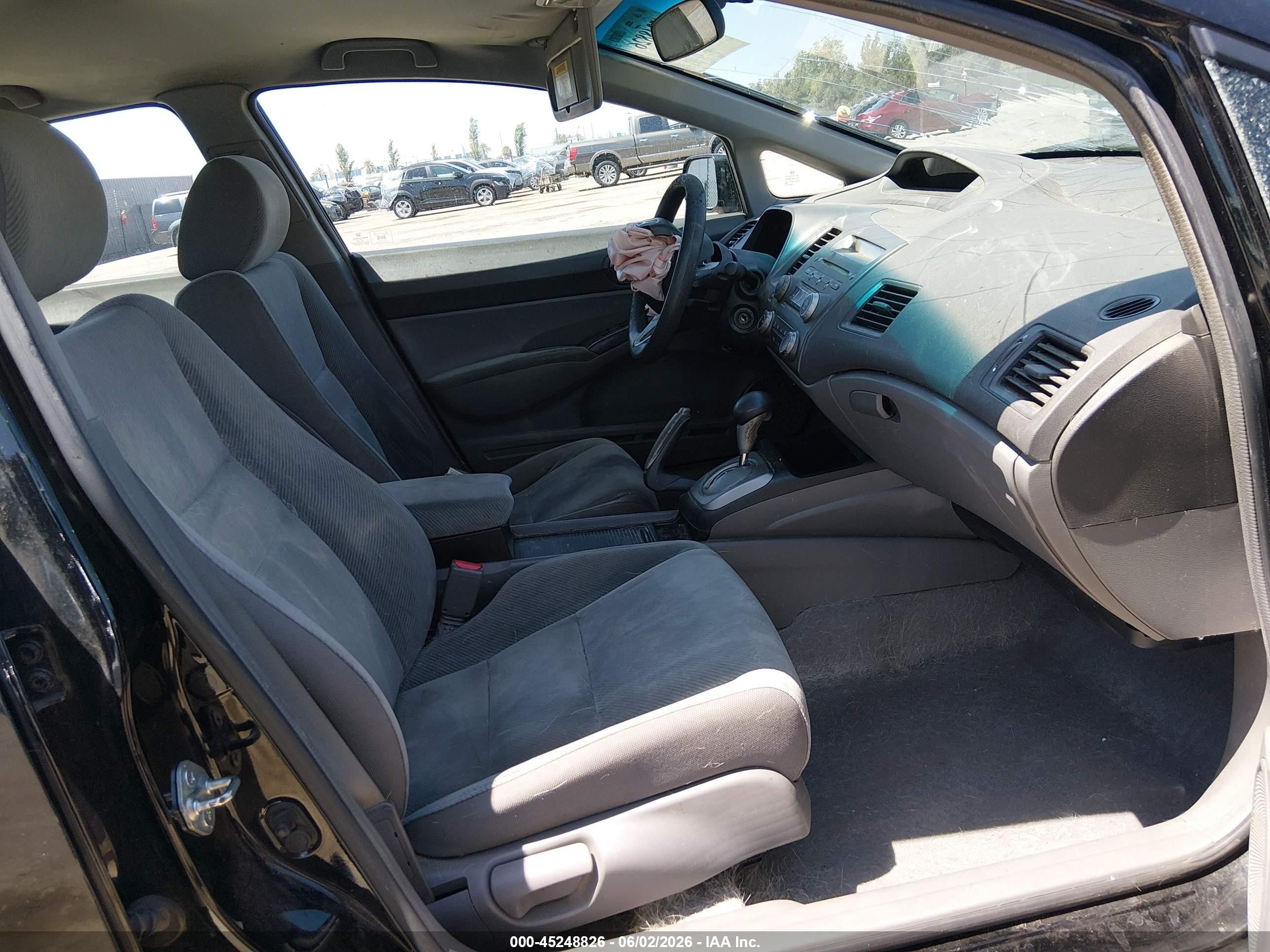2010 Honda Civic Lx Черный vin: 2HGFA1F58AH331987