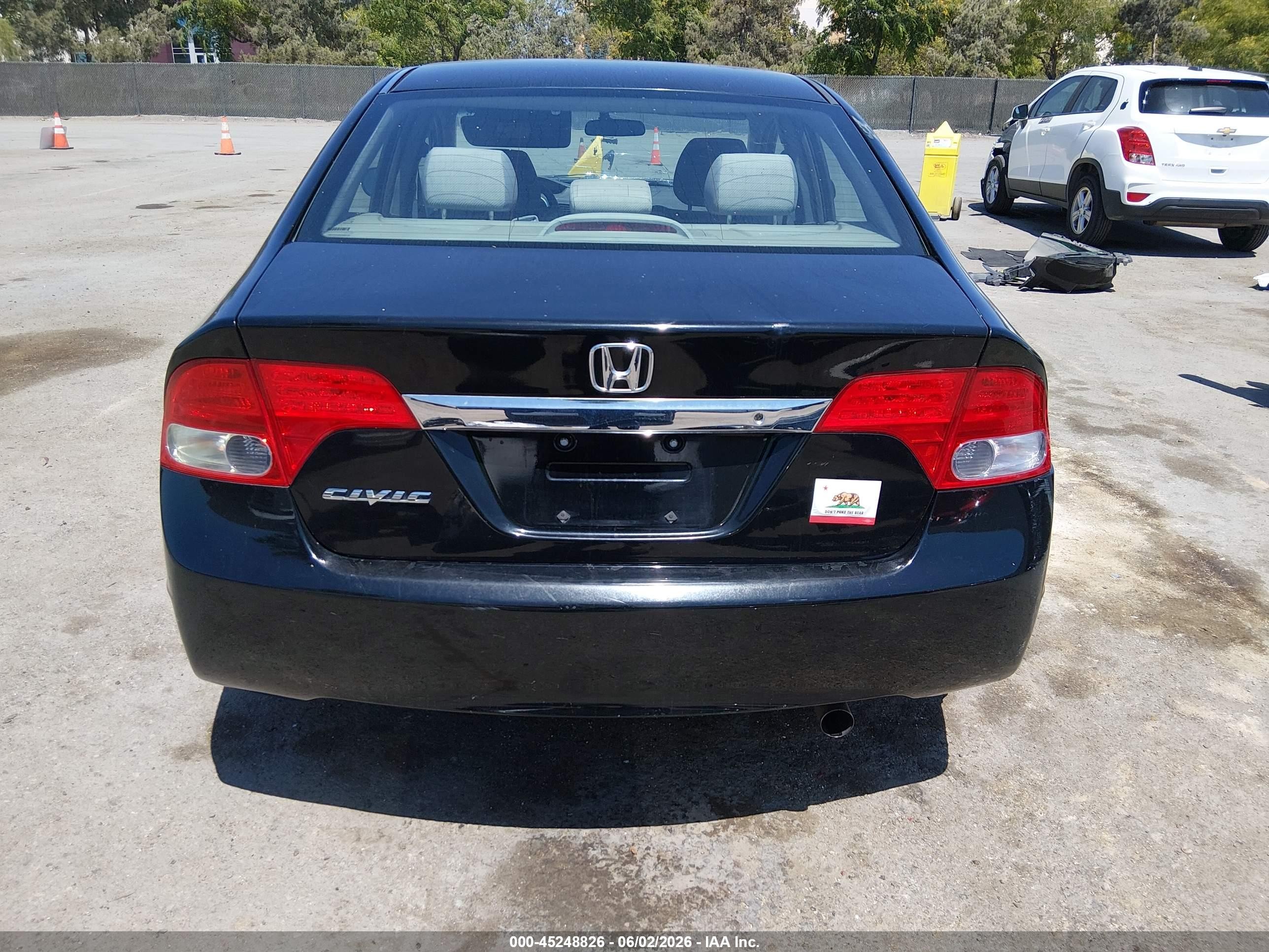 2010 Honda Civic Lx Черный vin: 2HGFA1F58AH331987