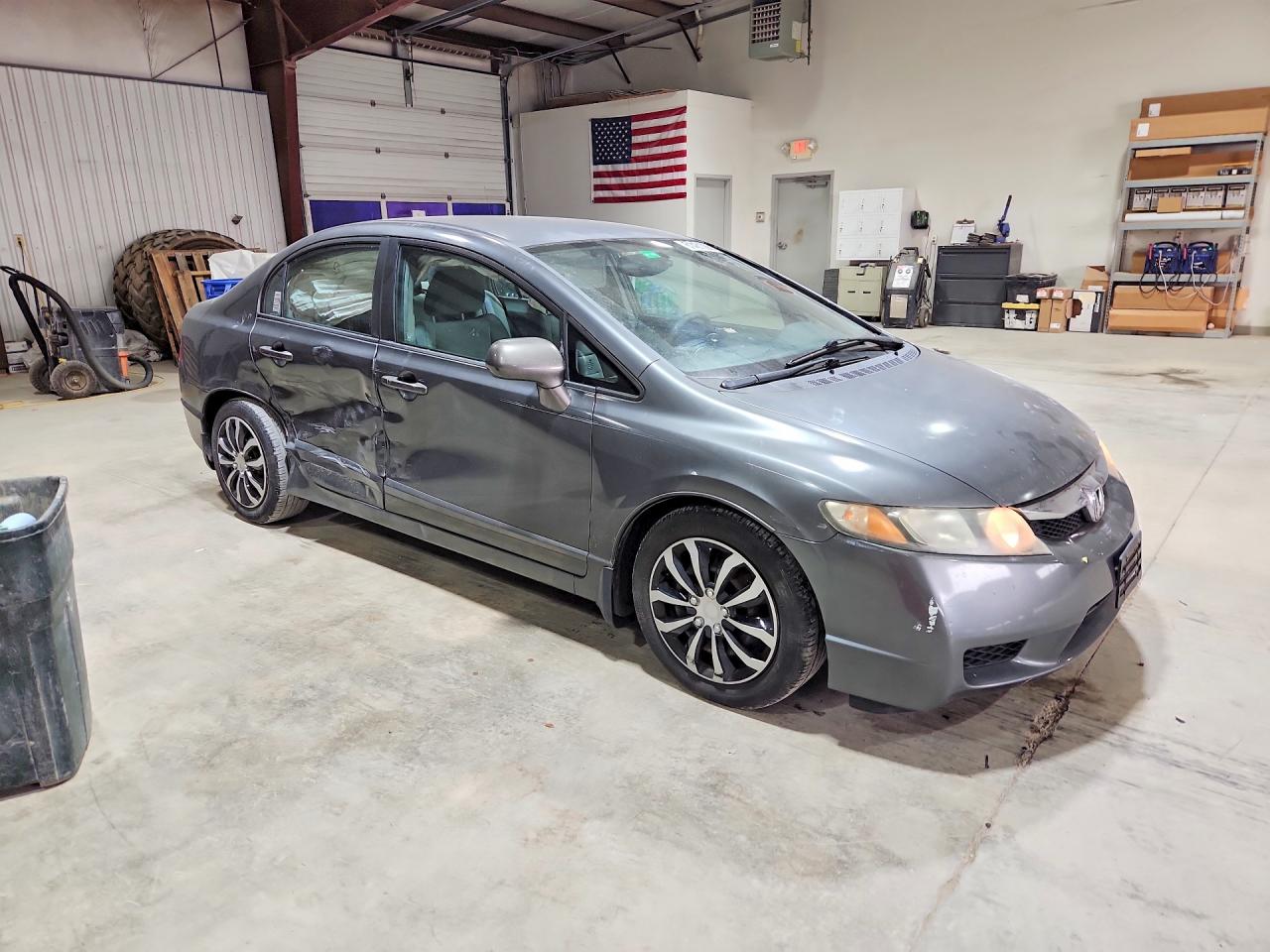 2010 Honda Civic Lx Серый vin: 2HGFA1F58AH332248