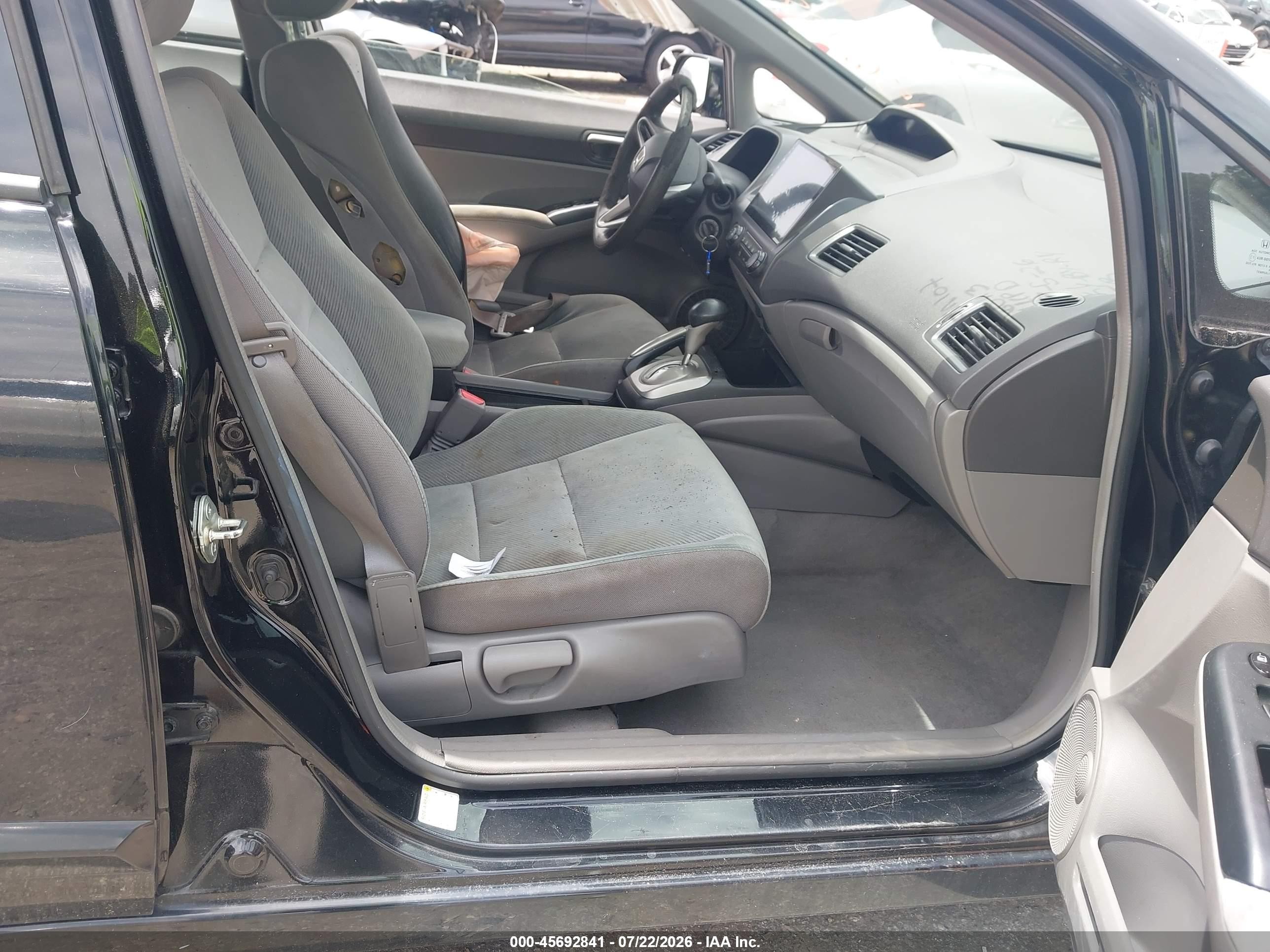 2010 Honda Civic Lx Black vin: 2HGFA1F58AH332380
