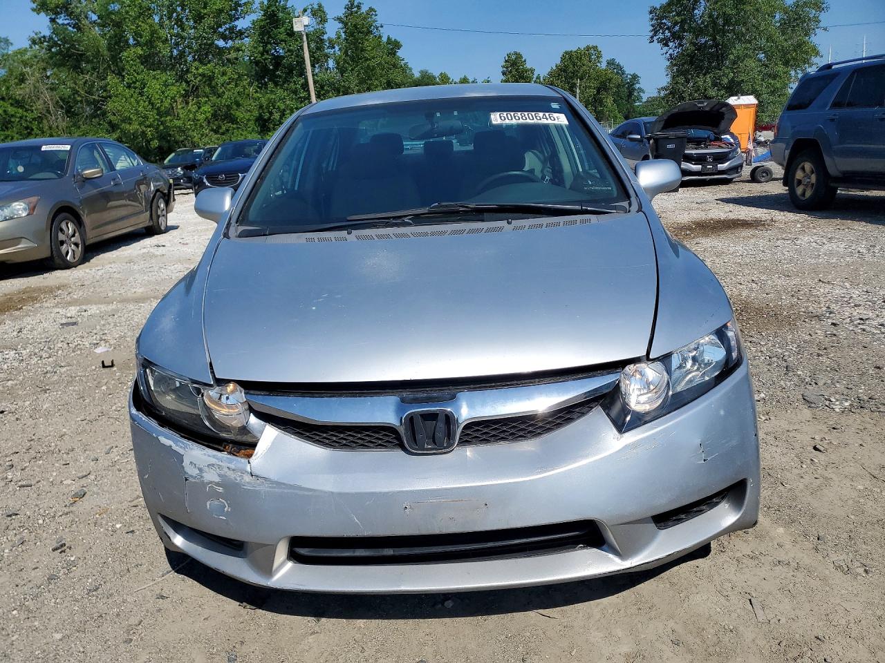 2010 Honda Civic Lx Silver vin: 2HGFA1F58AH500101