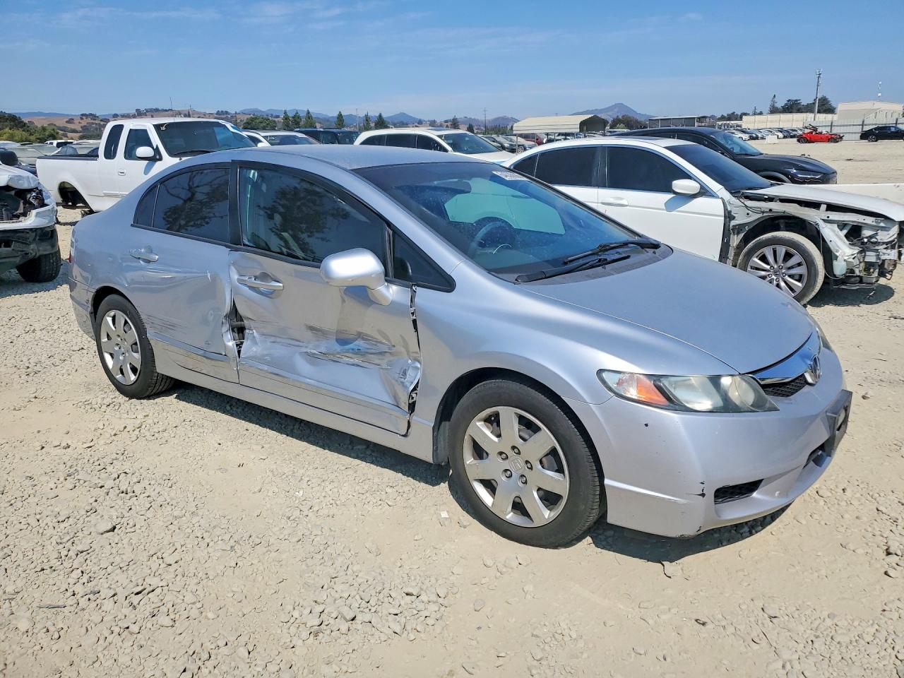 2010 Honda Civic Lx Серебряный vin: 2HGFA1F58AH524205
