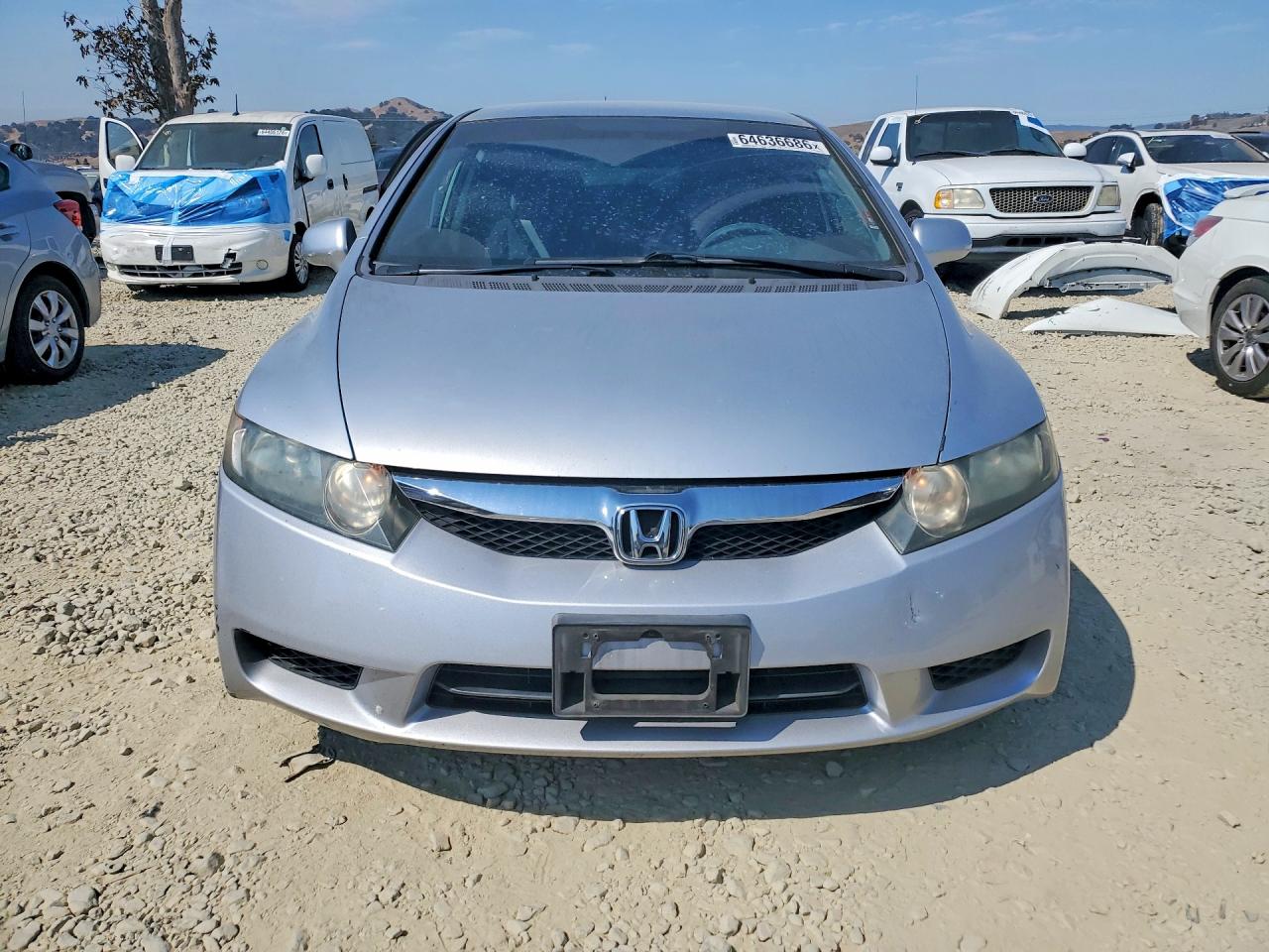 2010 Honda Civic Lx Серебряный vin: 2HGFA1F58AH524205