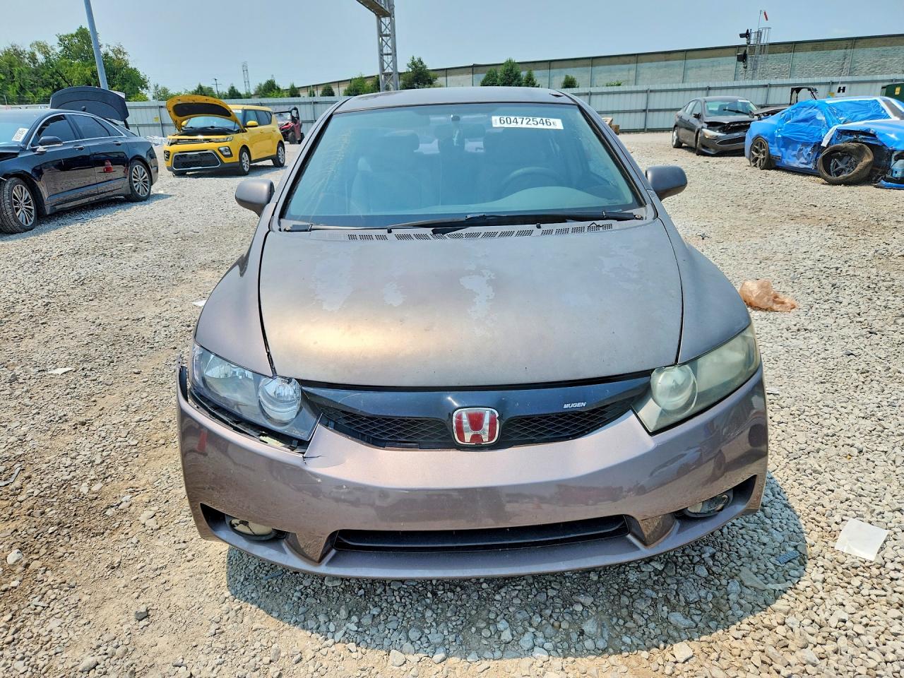 2010 Honda Civic Lx Gray vin: 2HGFA1F58AH525144