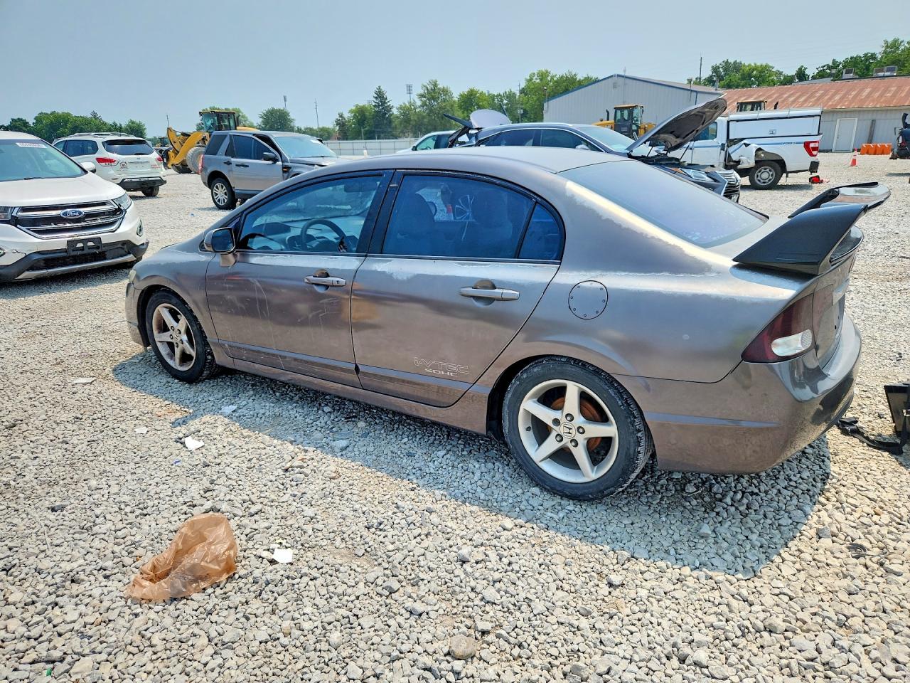 2010 Honda Civic Lx Gray vin: 2HGFA1F58AH525144