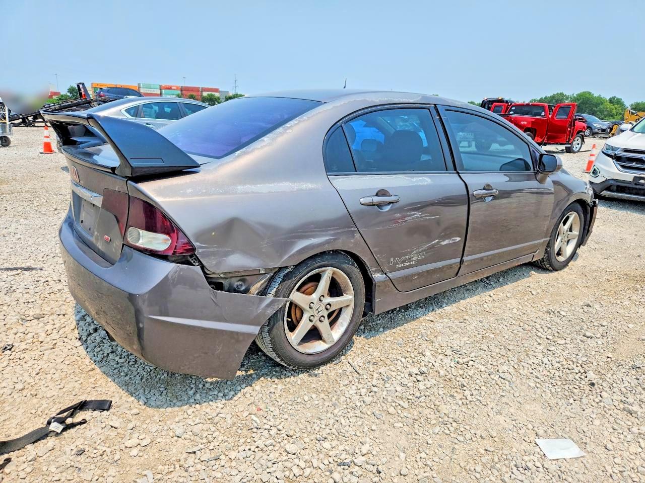 2010 Honda Civic Lx Gray vin: 2HGFA1F58AH525144