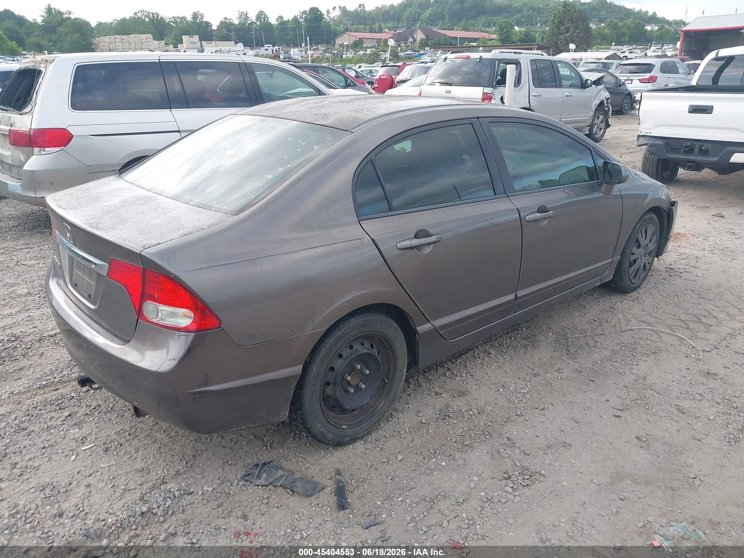 2010 Honda Civic Lx Gray vin: 2HGFA1F58AH560055