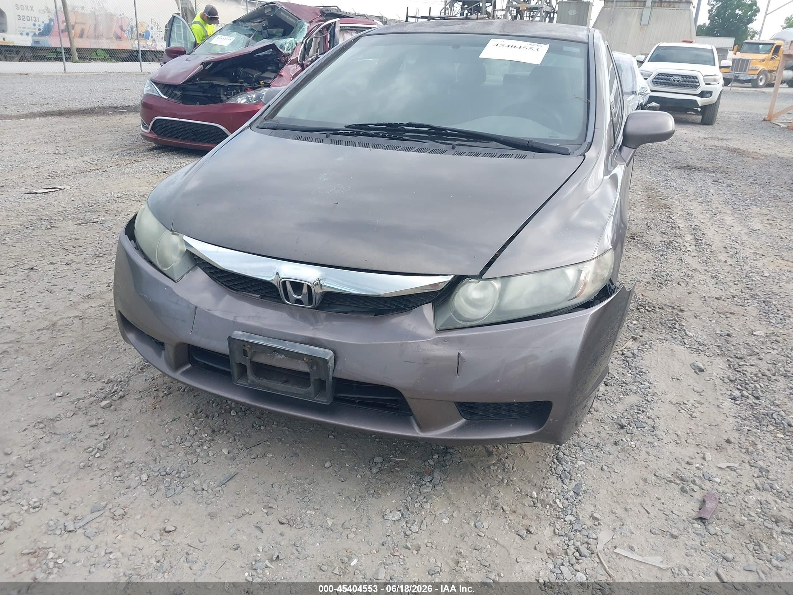 2010 Honda Civic Lx Gray vin: 2HGFA1F58AH560055