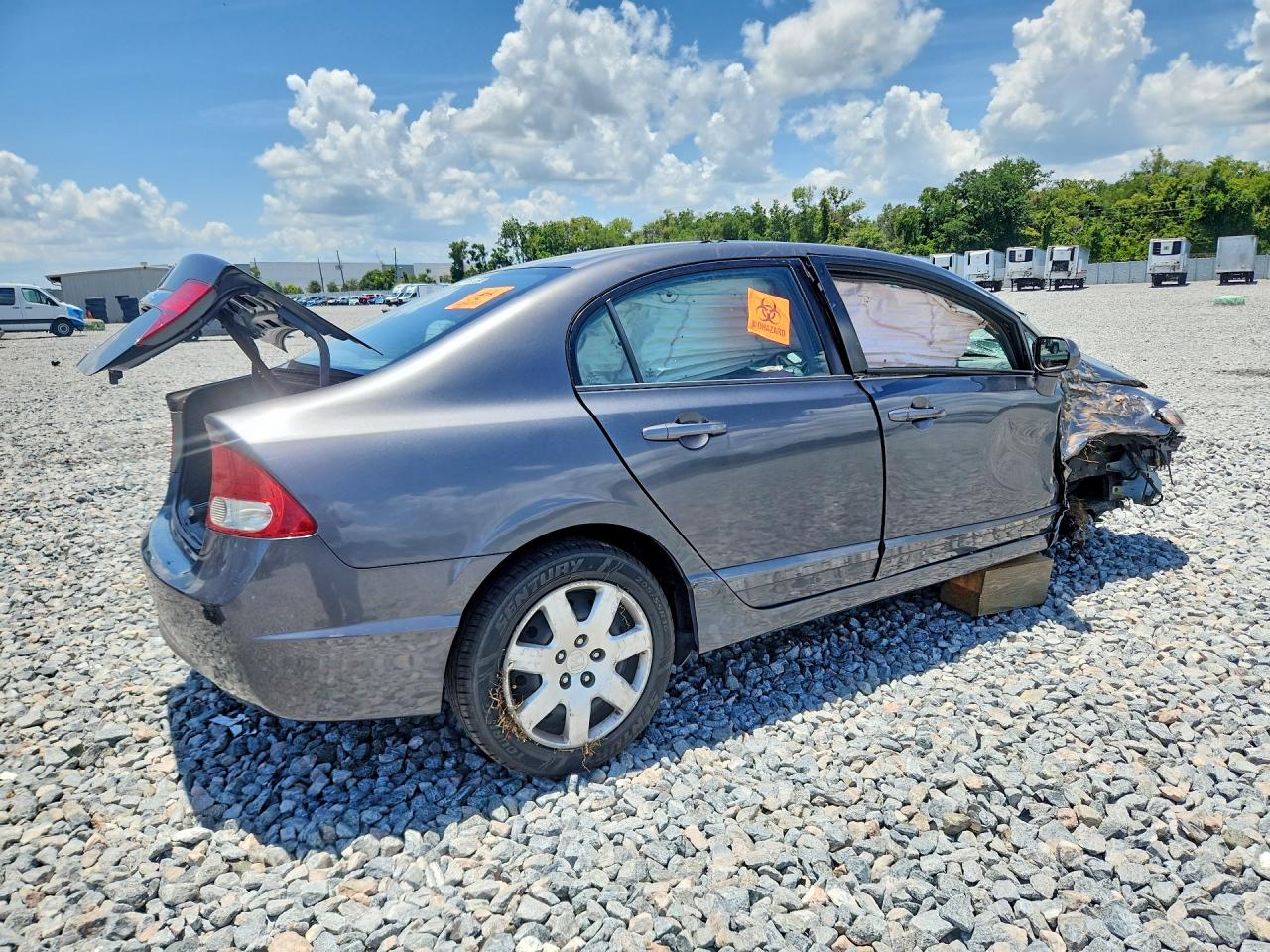 2010 Honda Civic Lx Gray vin: 2HGFA1F58AH565384