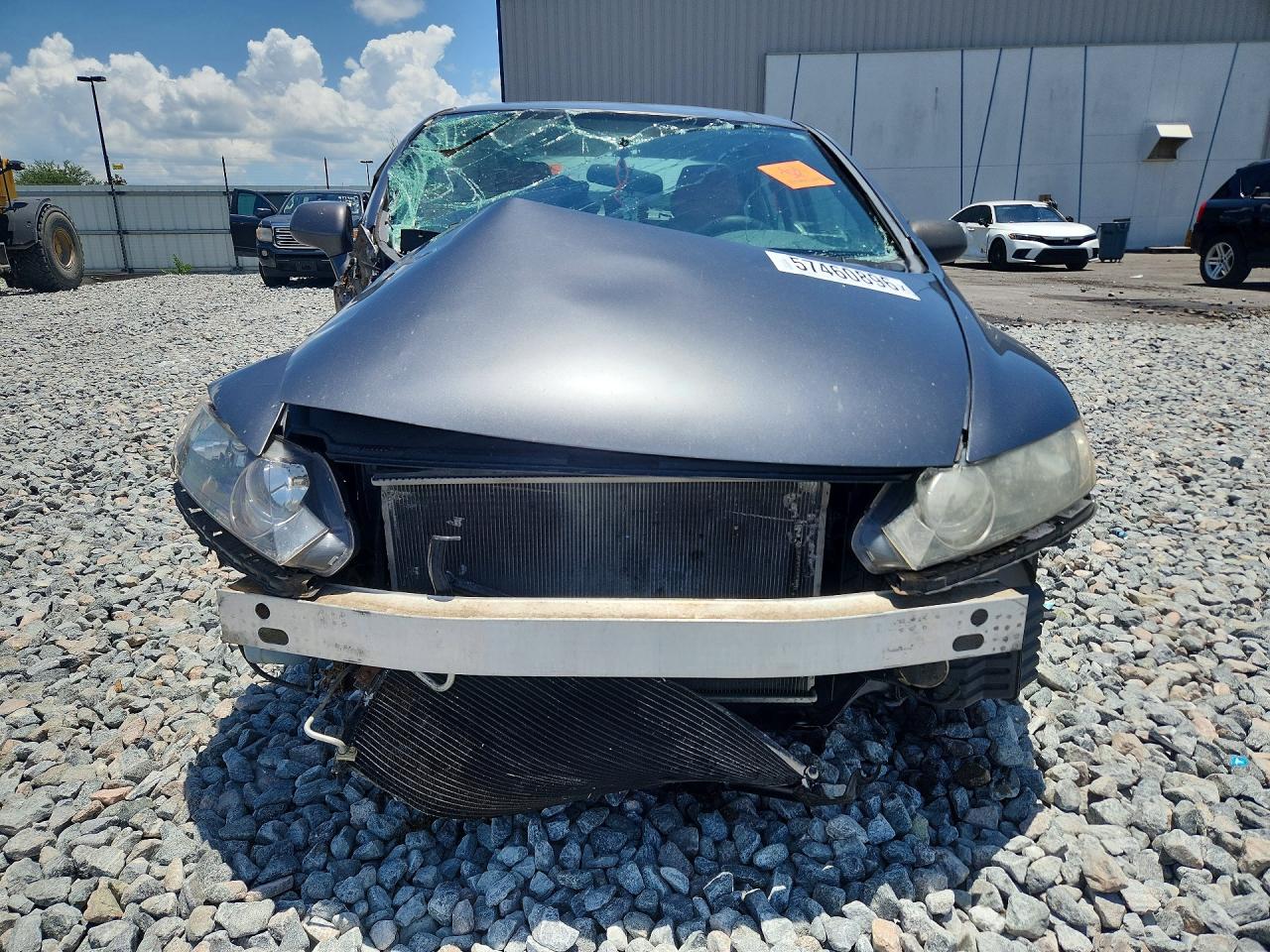 2010 Honda Civic Lx Gray vin: 2HGFA1F58AH565384