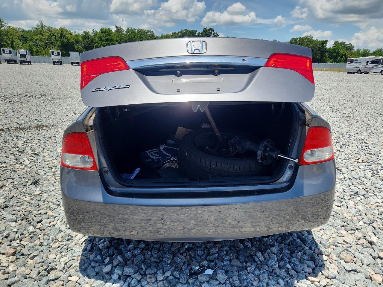 2010 Honda Civic Lx Gray vin: 2HGFA1F58AH565384