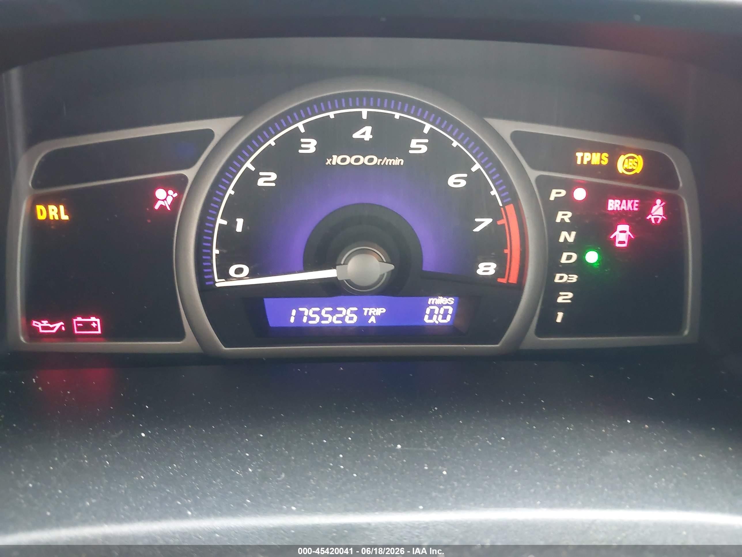 2010 Honda Civic Lx Blue vin: 2HGFA1F58AH566907