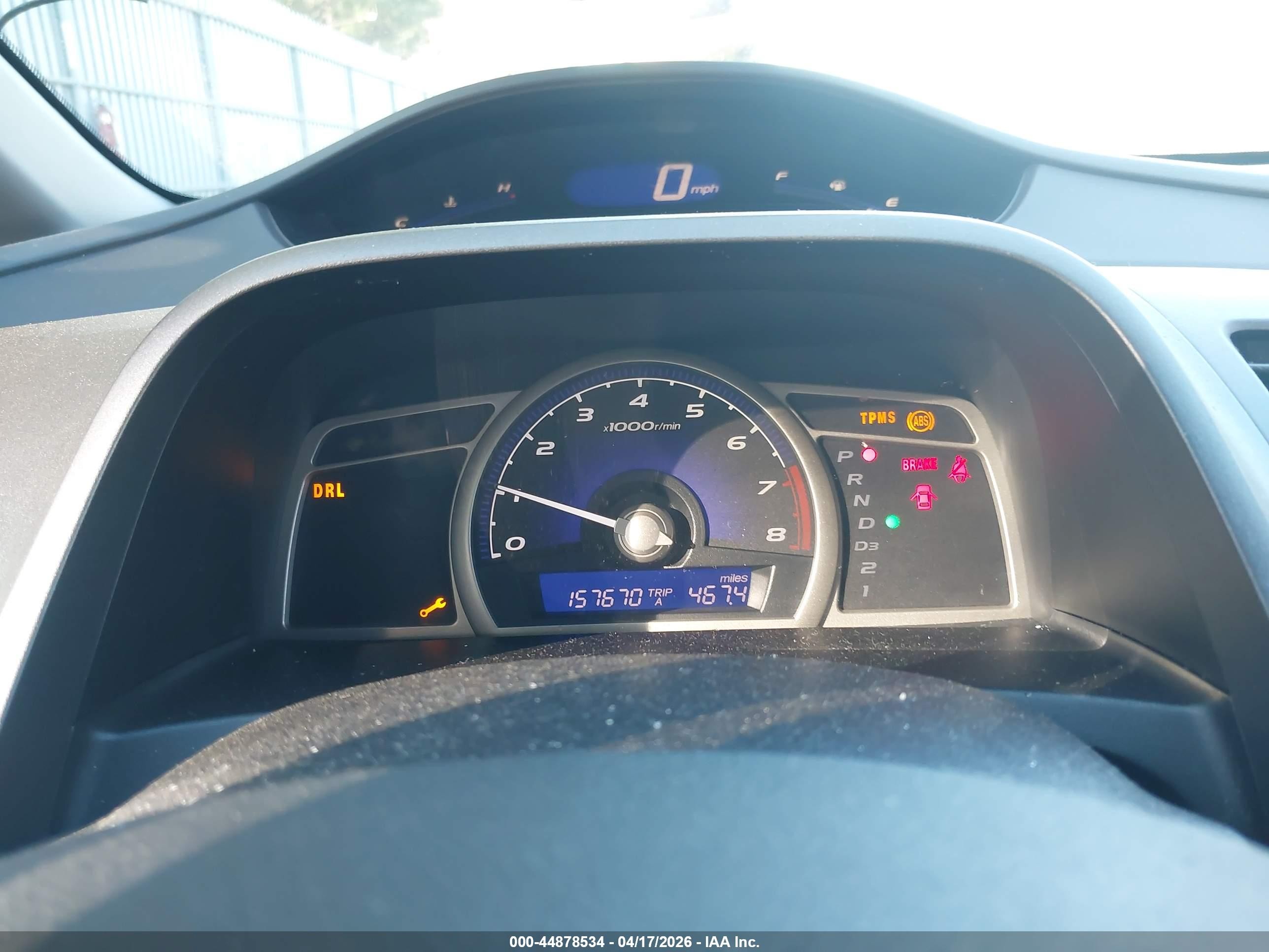 2010 Honda Civic Lx Blue vin: 2HGFA1F58AH572559
