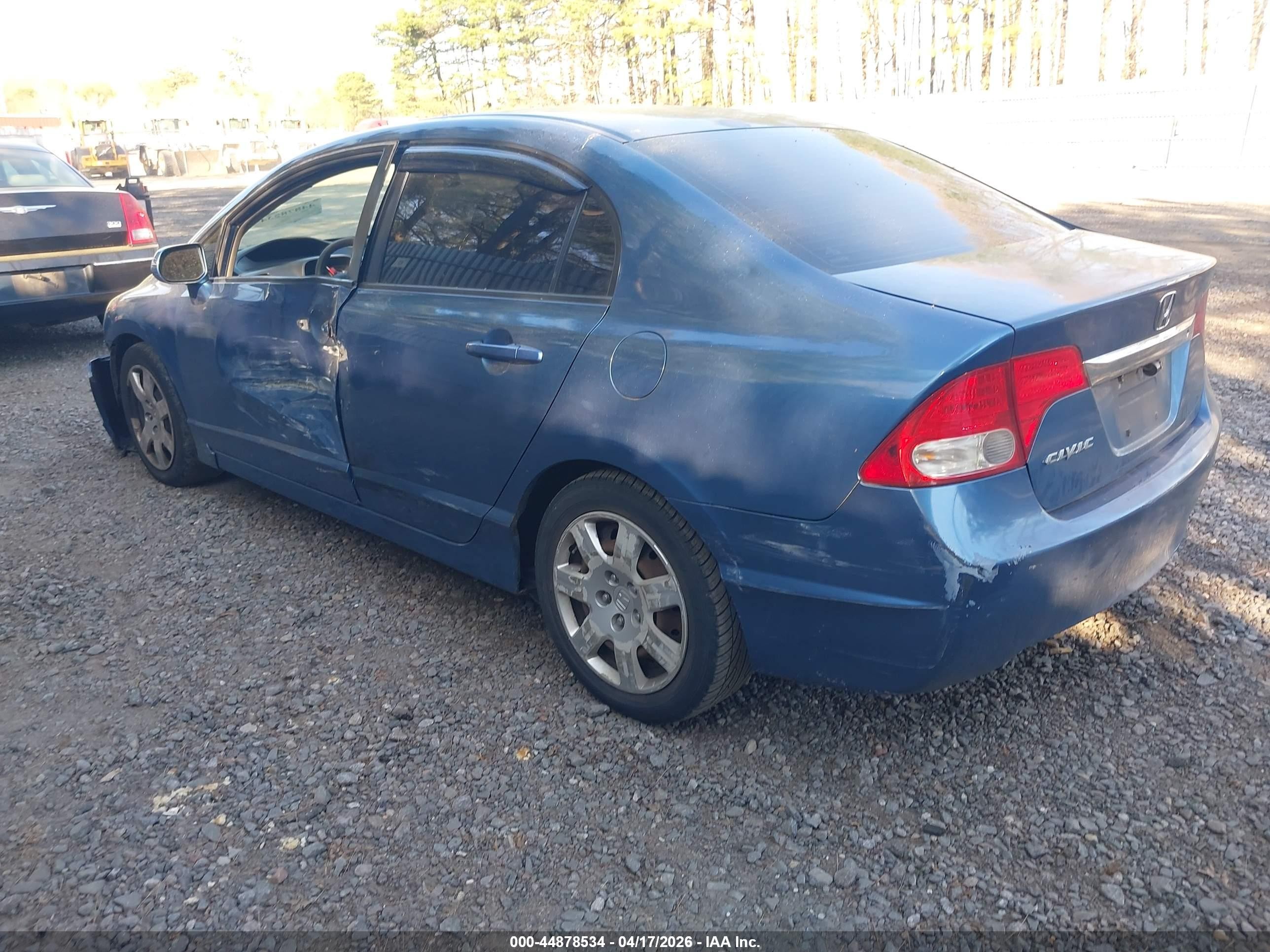 2010 Honda Civic Lx Blue vin: 2HGFA1F58AH572559