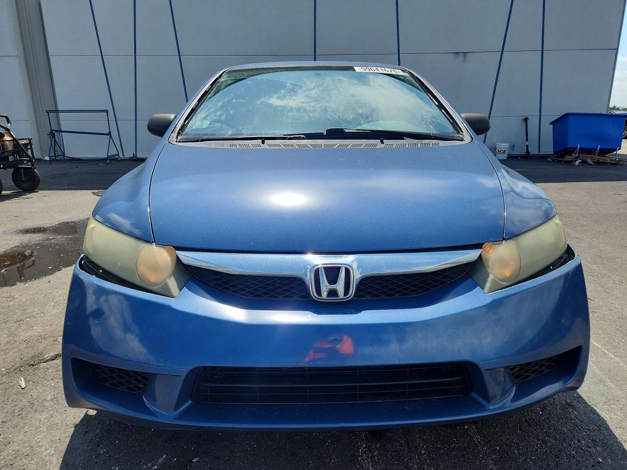 2010 Honda Civic Lx Blue vin: 2HGFA1F58AH573128
