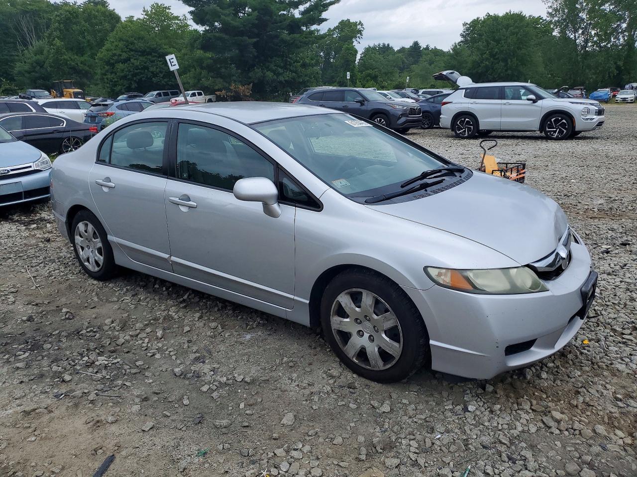 2010 Honda Civic Lx Silver vin: 2HGFA1F58AH575350