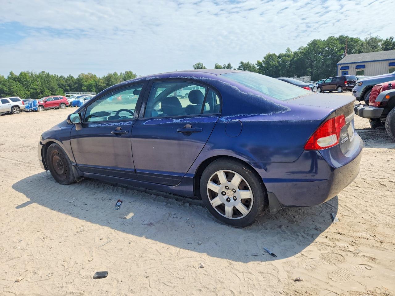 2010 Honda Civic Lx Синий vin: 2HGFA1F58AH580063
