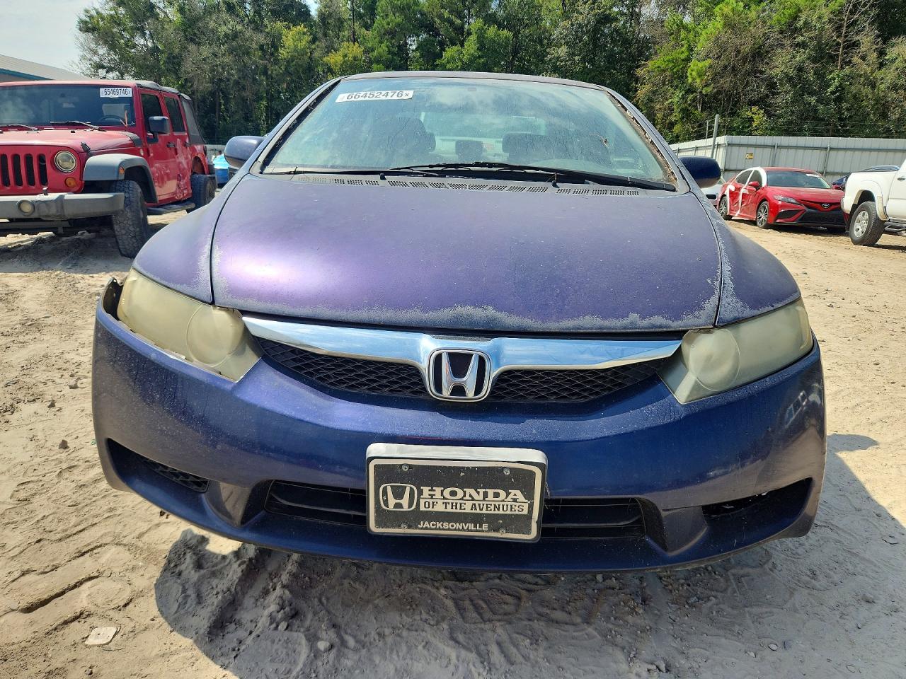 2010 Honda Civic Lx Blue vin: 2HGFA1F58AH580063