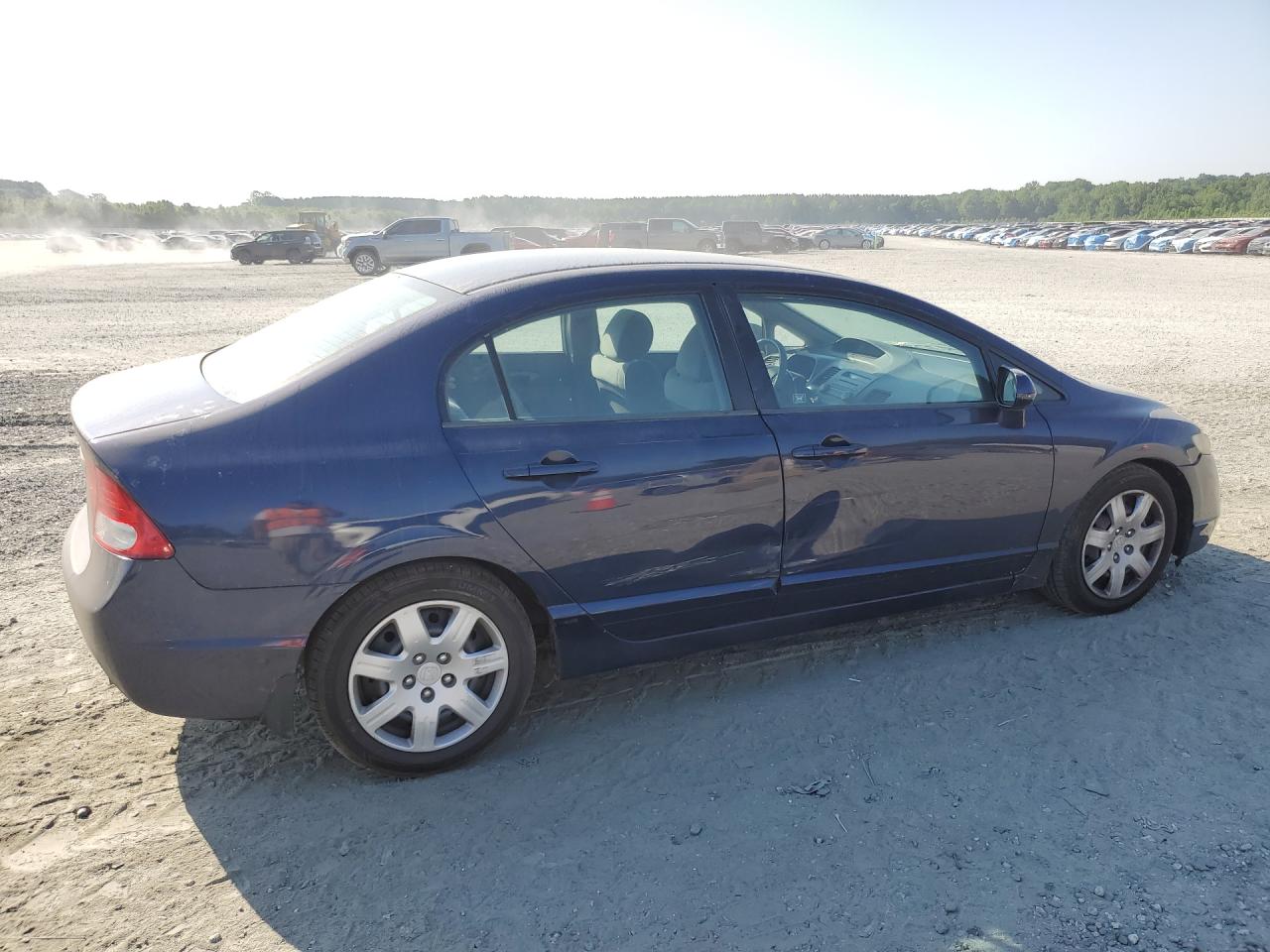 2010 Honda Civic Lx Синий vin: 2HGFA1F58AH580113