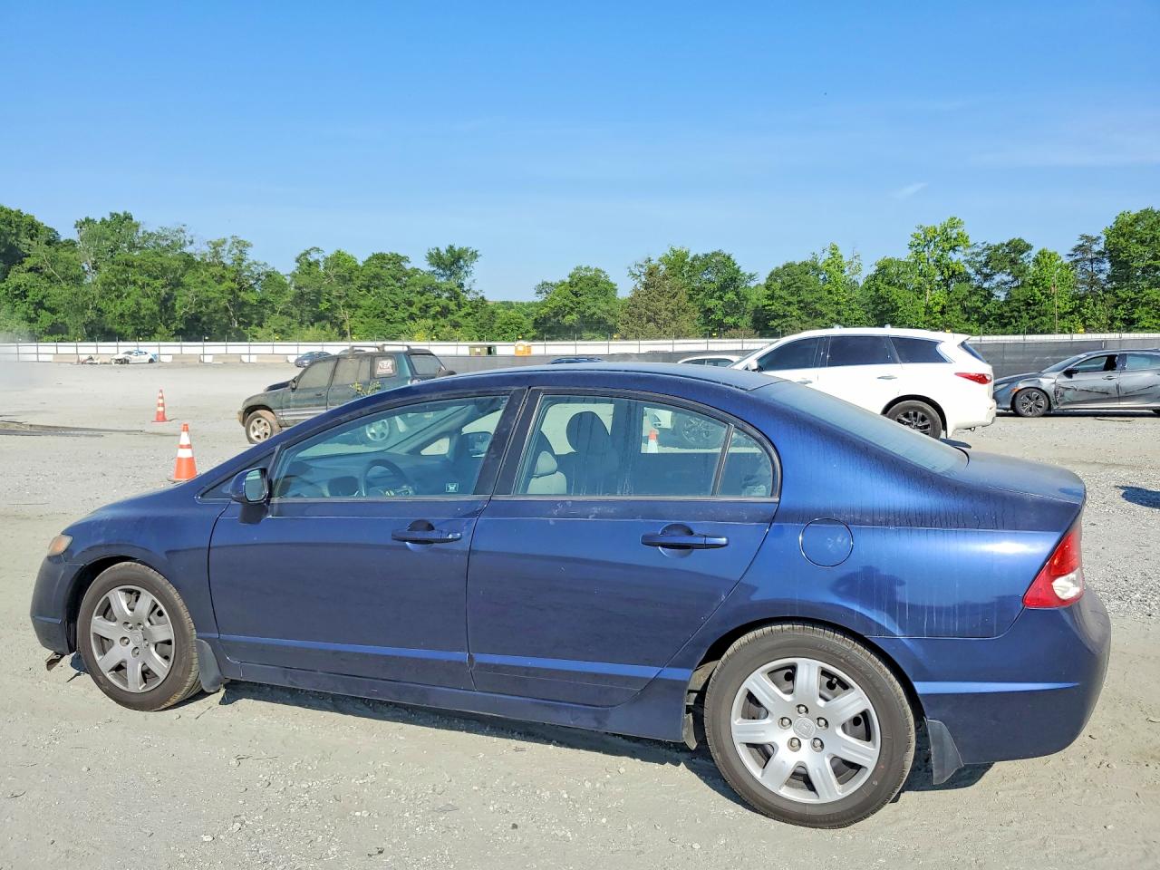 2010 Honda Civic Lx Синий vin: 2HGFA1F58AH580113