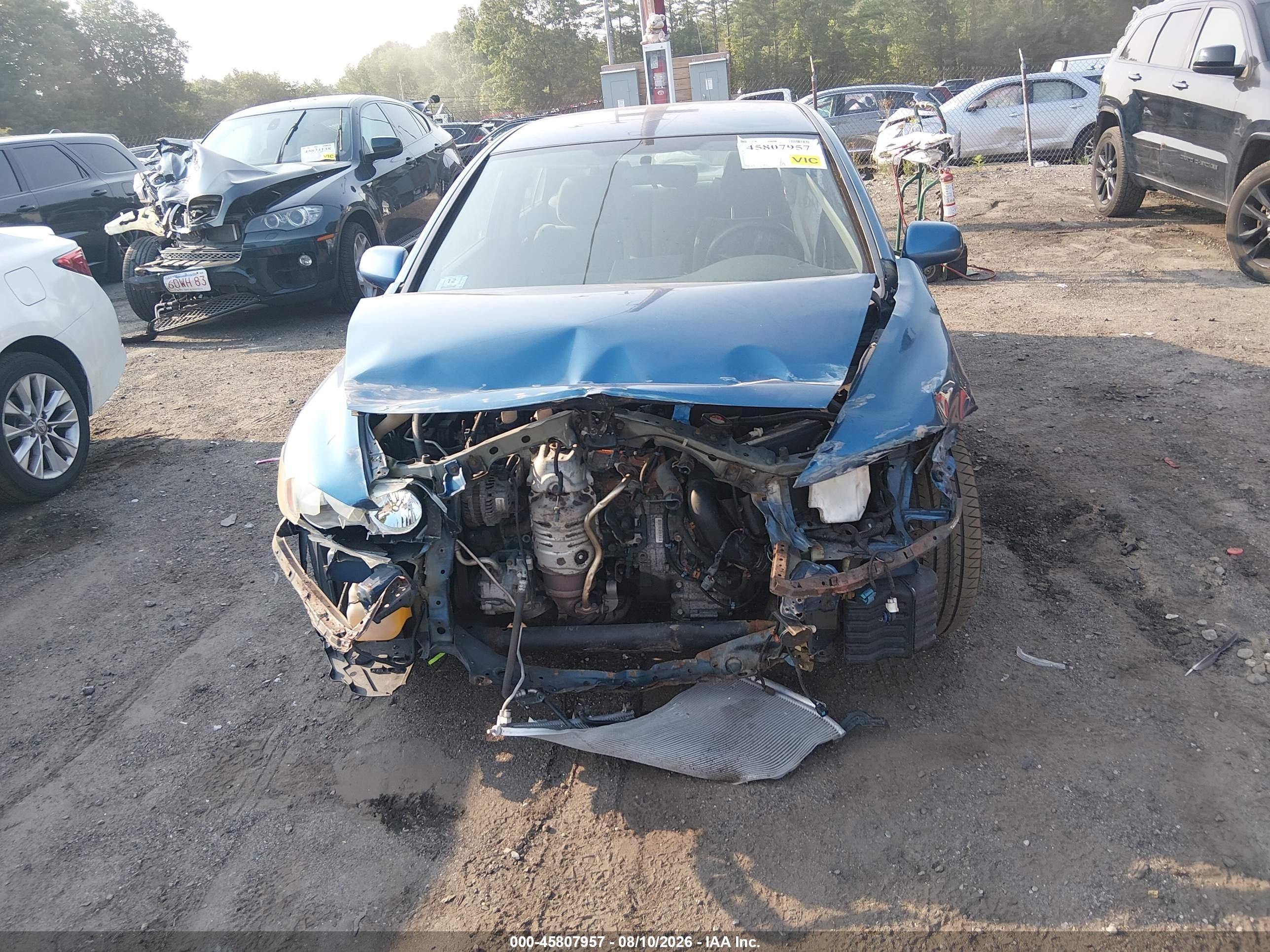 2010 Honda Civic Lx Blue vin: 2HGFA1F58AH580824