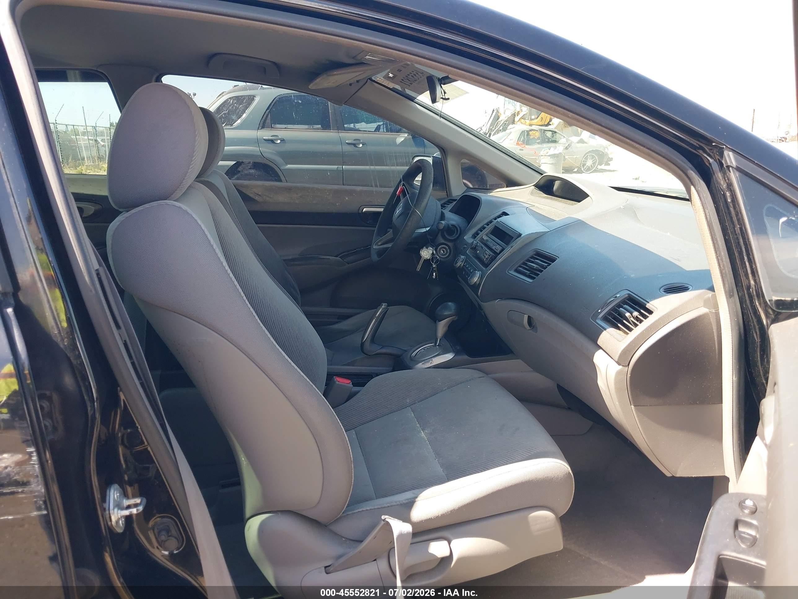 2010 Honda Civic Lx Black vin: 2HGFA1F58AH584307