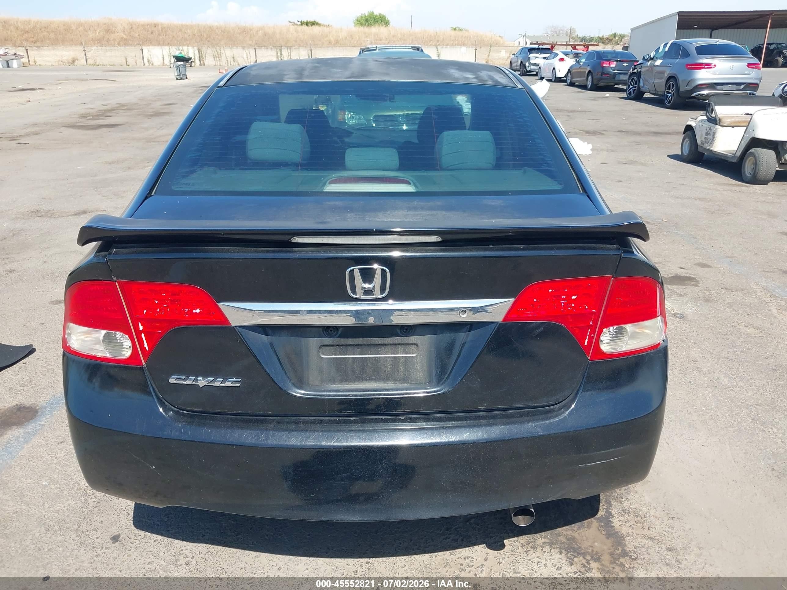2010 Honda Civic Lx Black vin: 2HGFA1F58AH584307
