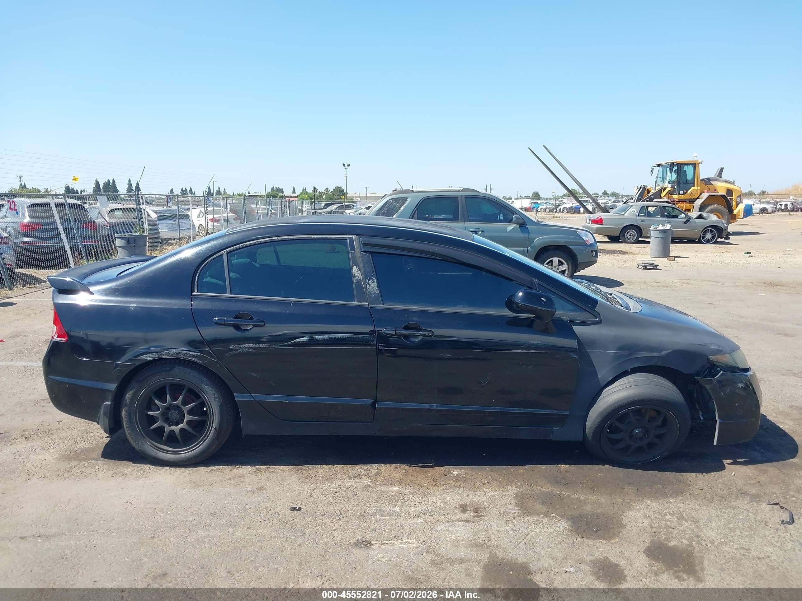 2010 Honda Civic Lx Black vin: 2HGFA1F58AH584307