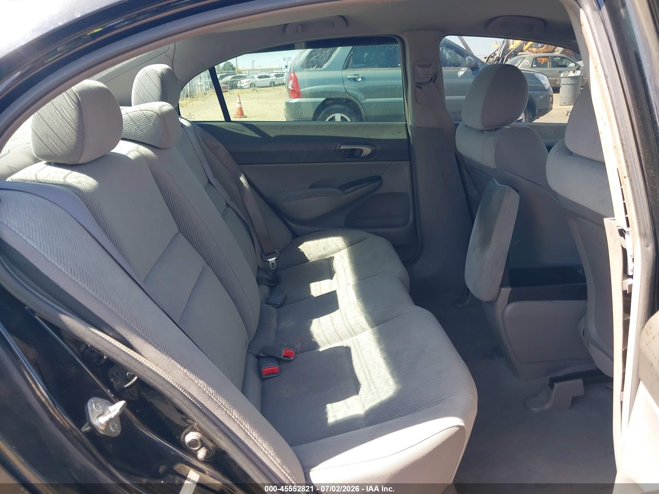 2010 Honda Civic Lx Black vin: 2HGFA1F58AH584307