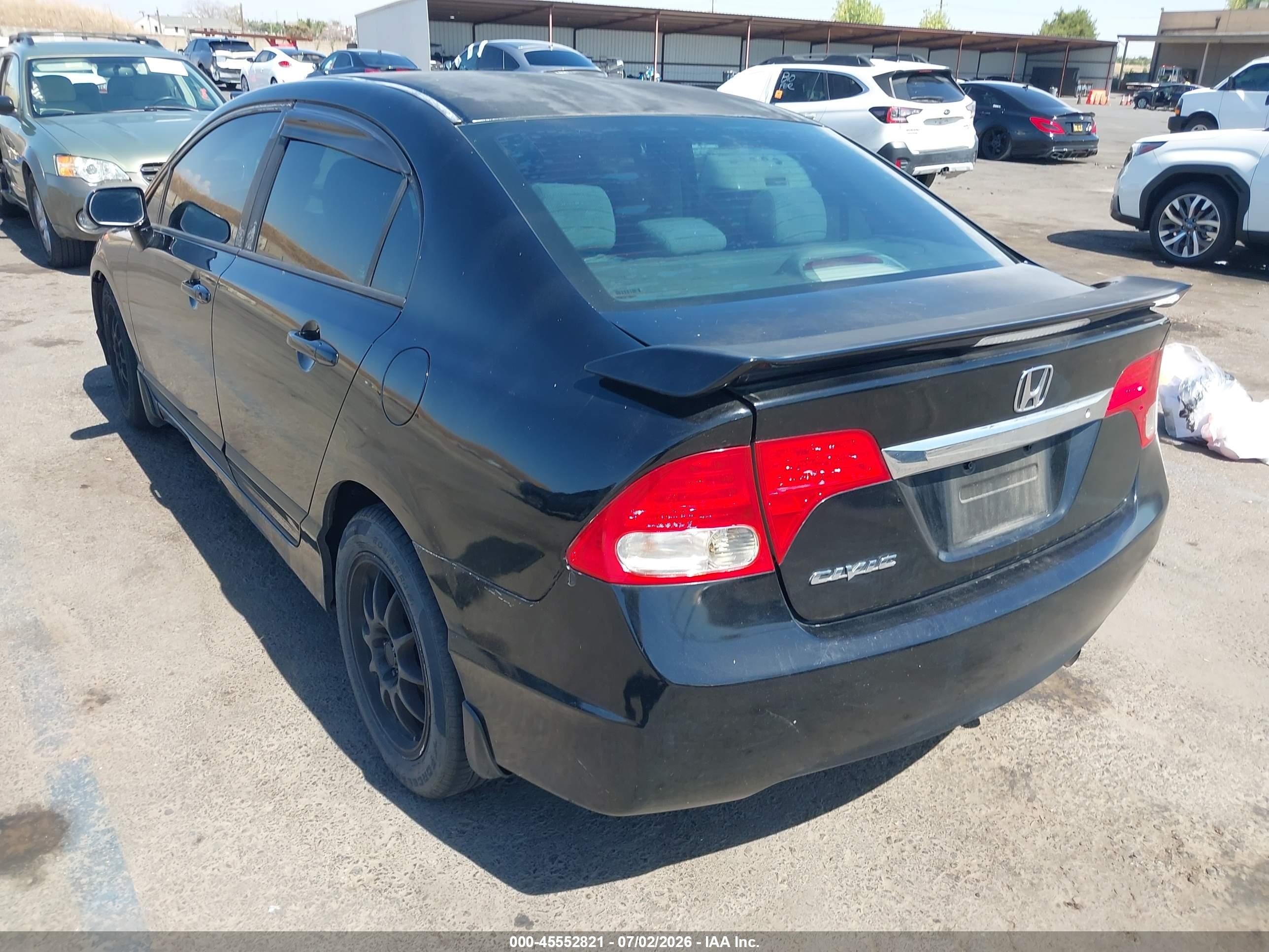 2010 Honda Civic Lx Black vin: 2HGFA1F58AH584307