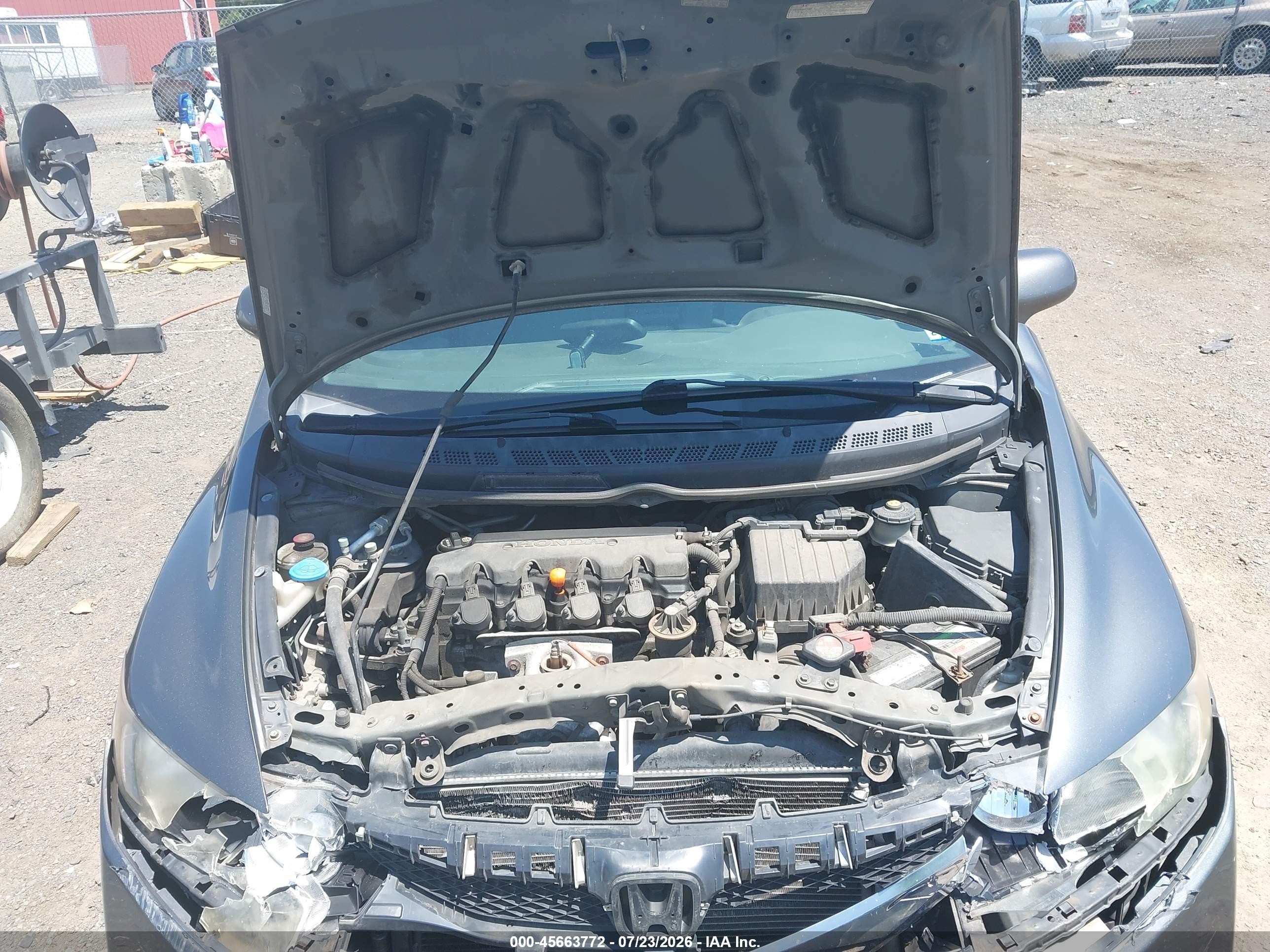 2011 Honda Civic Lx Gray vin: 2HGFA1F58BH301616