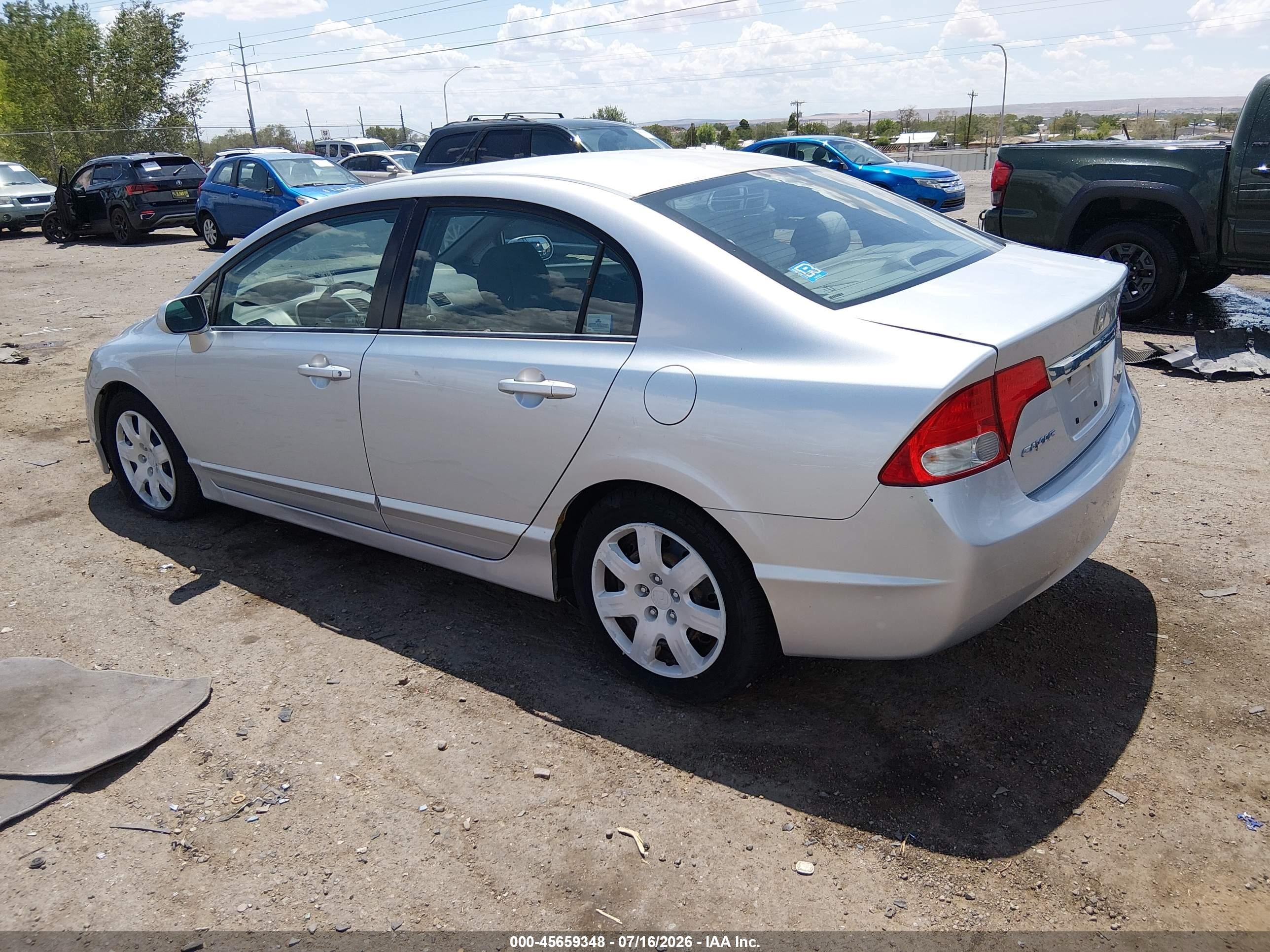2011 Honda Civic Lx Серебряный vin: 2HGFA1F58BH307125