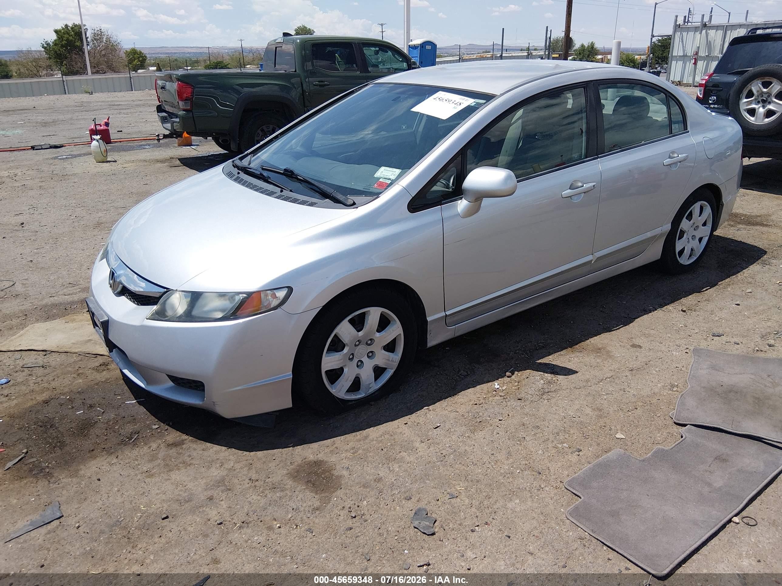 2011 Honda Civic Lx Серебряный vin: 2HGFA1F58BH307125