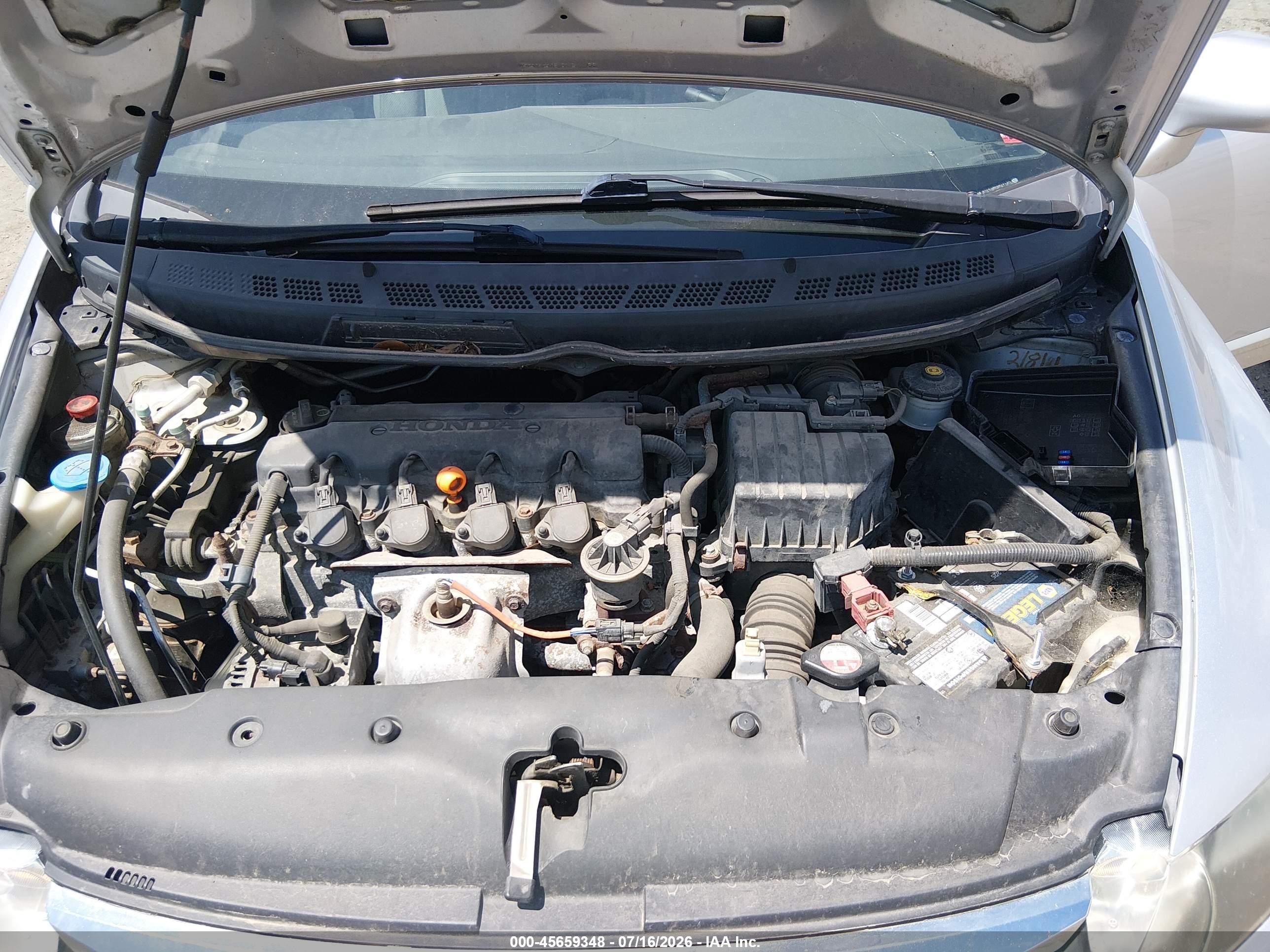 2011 Honda Civic Lx Серебряный vin: 2HGFA1F58BH307125