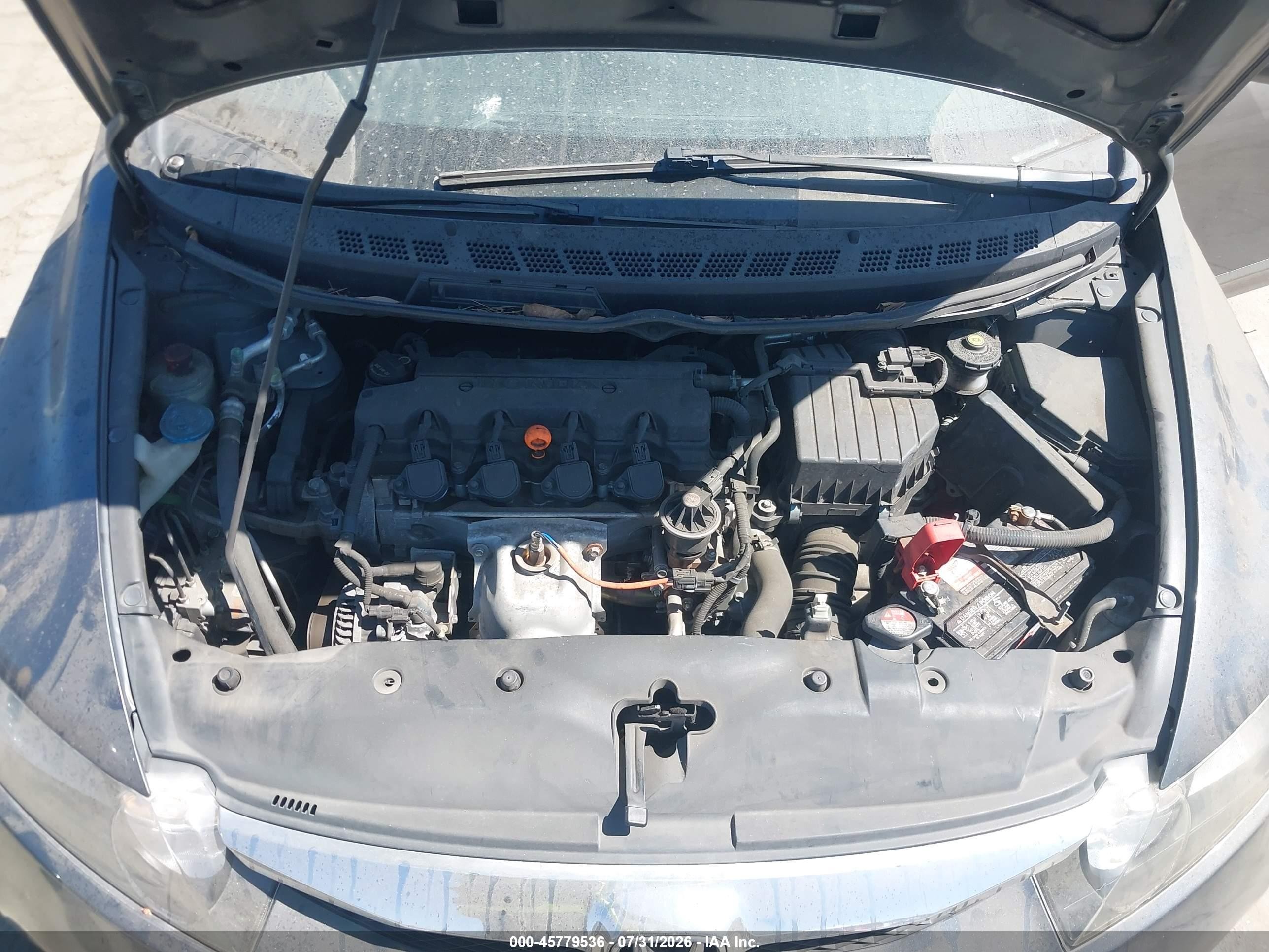 2011 Honda Civic Lx Gray vin: 2HGFA1F58BH308677