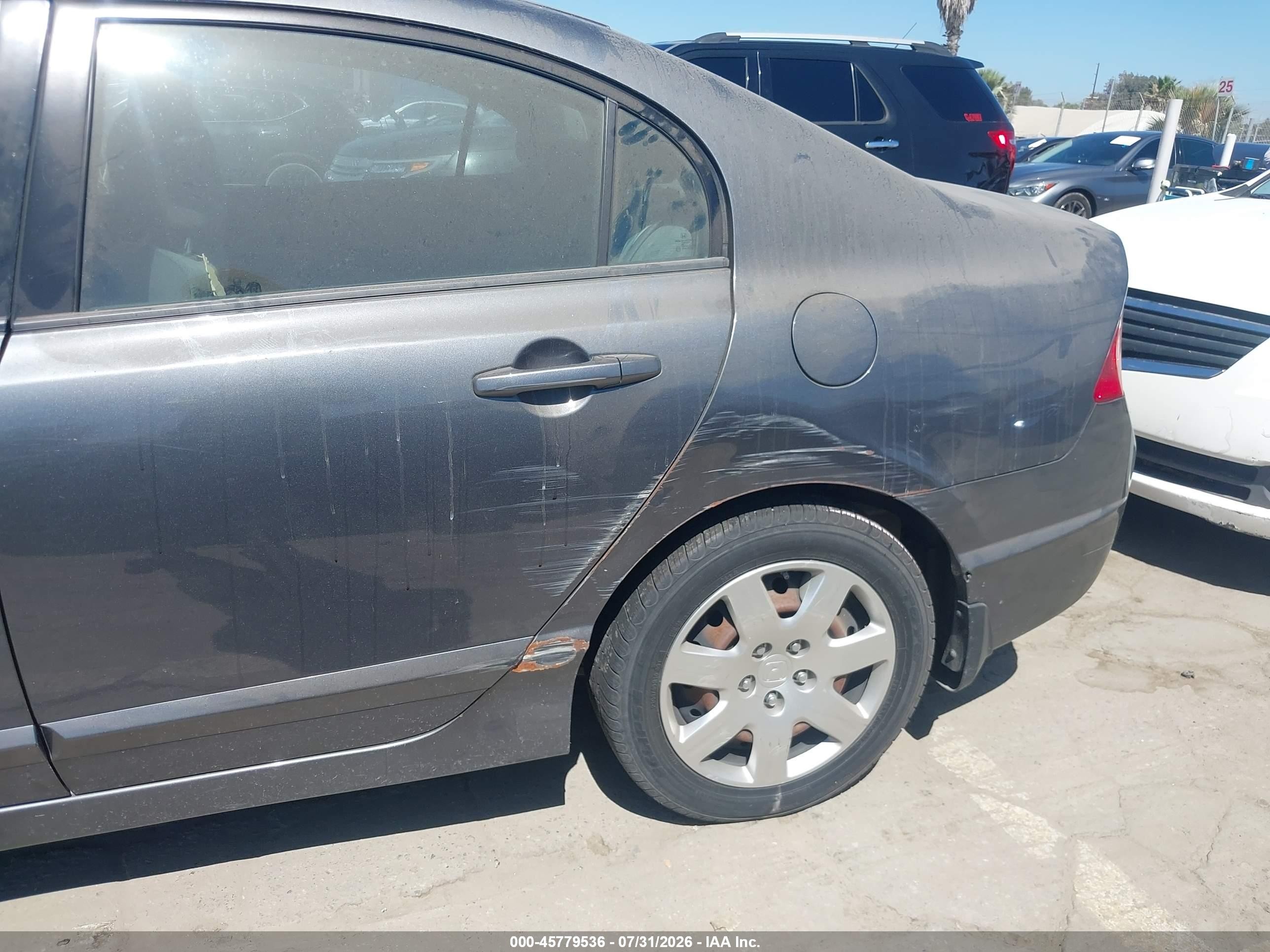 2011 Honda Civic Lx Gray vin: 2HGFA1F58BH308677