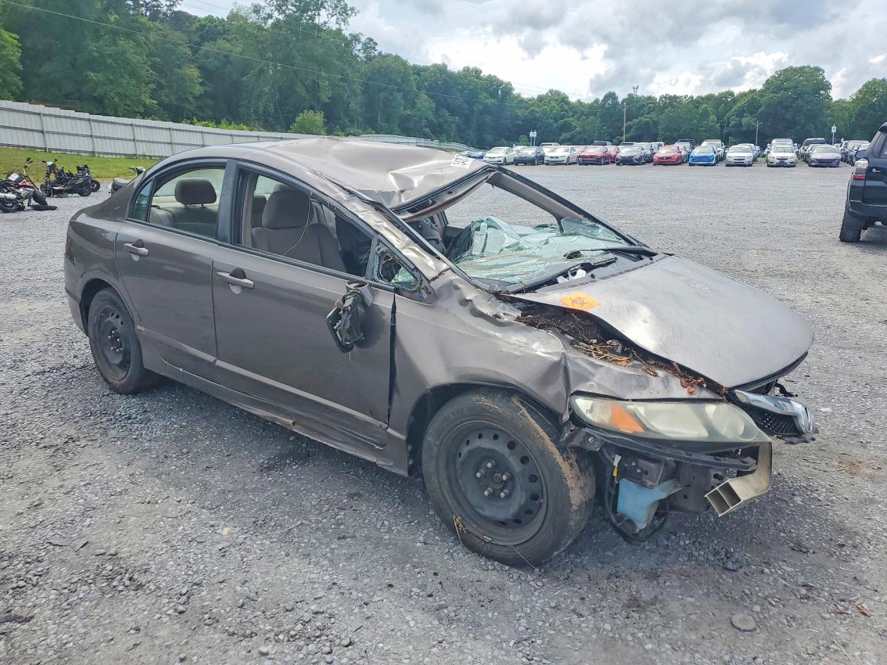 2011 Honda Civic Lx Silver vin: 2HGFA1F58BH508006