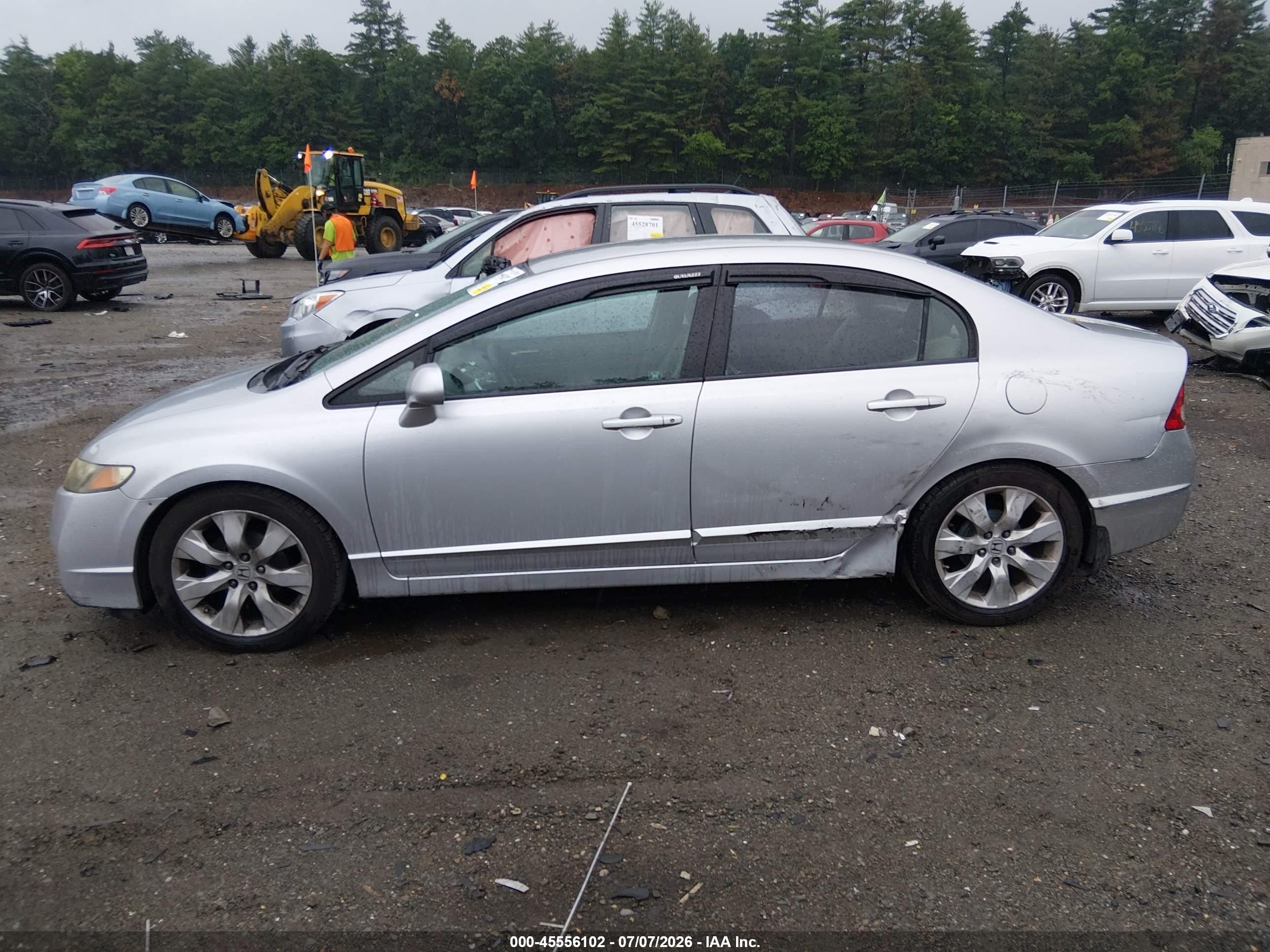 2011 Honda Civic Lx Silver vin: 2HGFA1F58BH514940