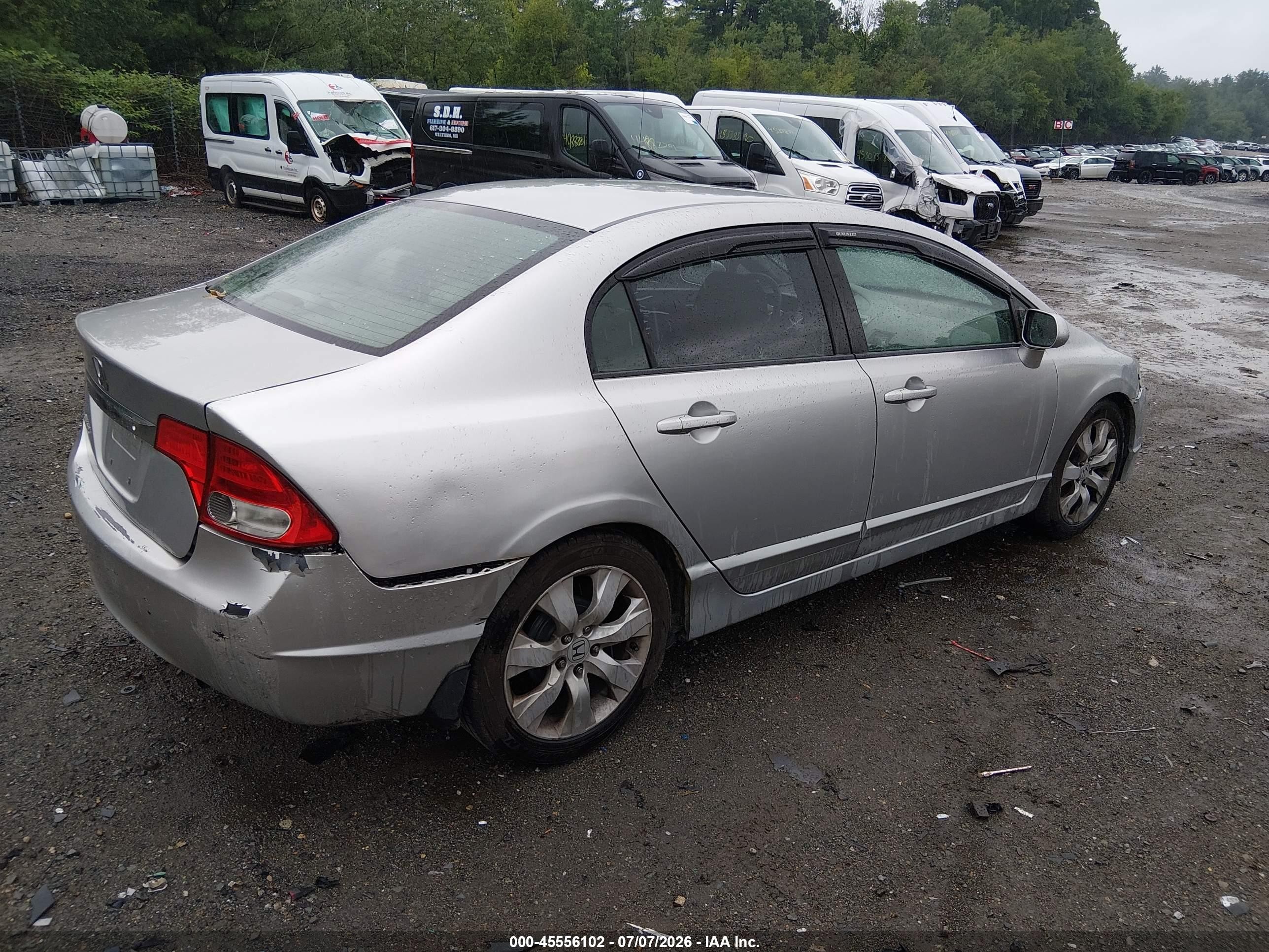 2011 Honda Civic Lx Silver vin: 2HGFA1F58BH514940
