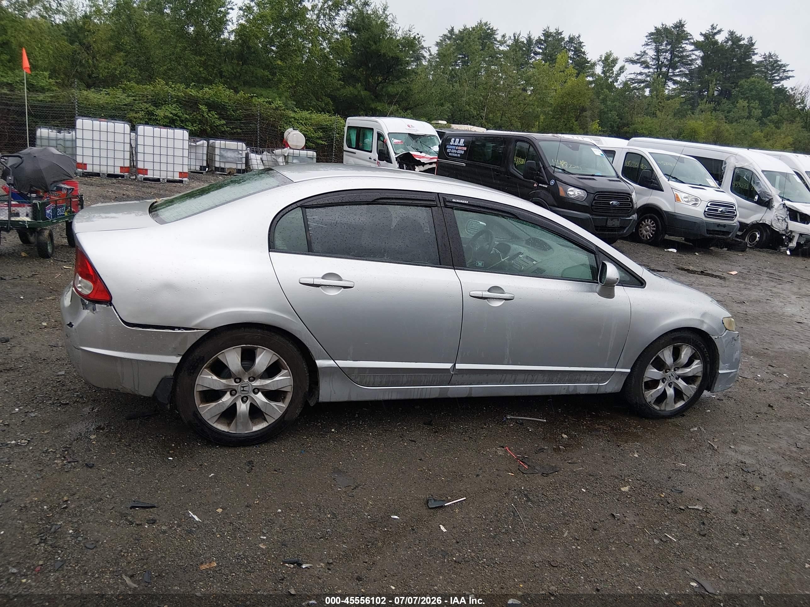2011 Honda Civic Lx Silver vin: 2HGFA1F58BH514940