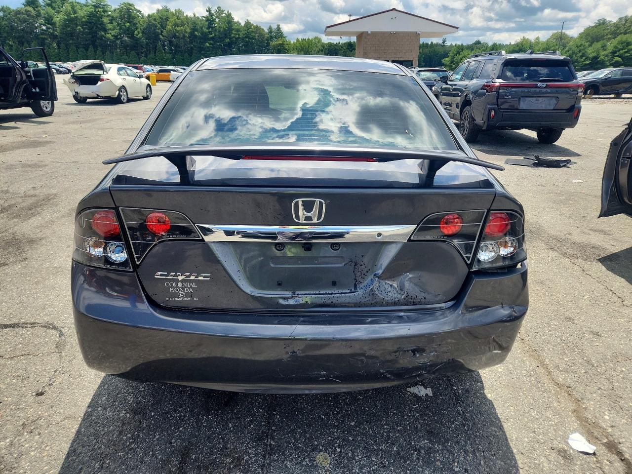 2011 Honda Civic Lx Gray vin: 2HGFA1F58BH528725