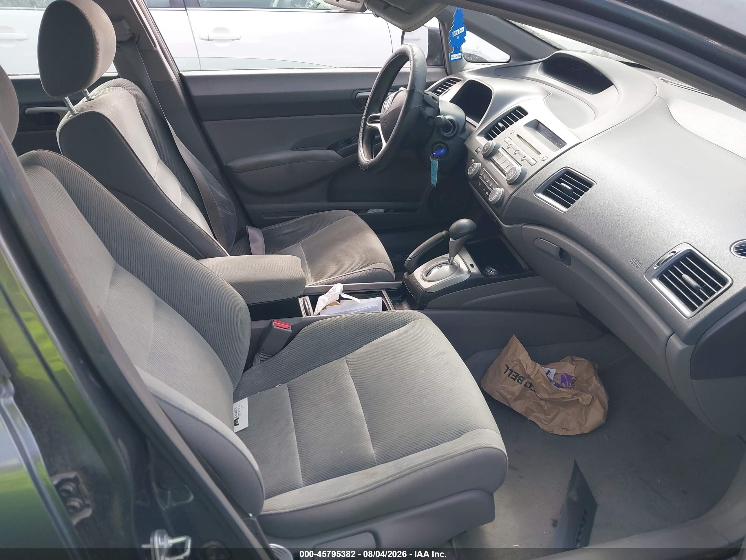 2011 Honda Civic Lx Gray vin: 2HGFA1F58BH536808