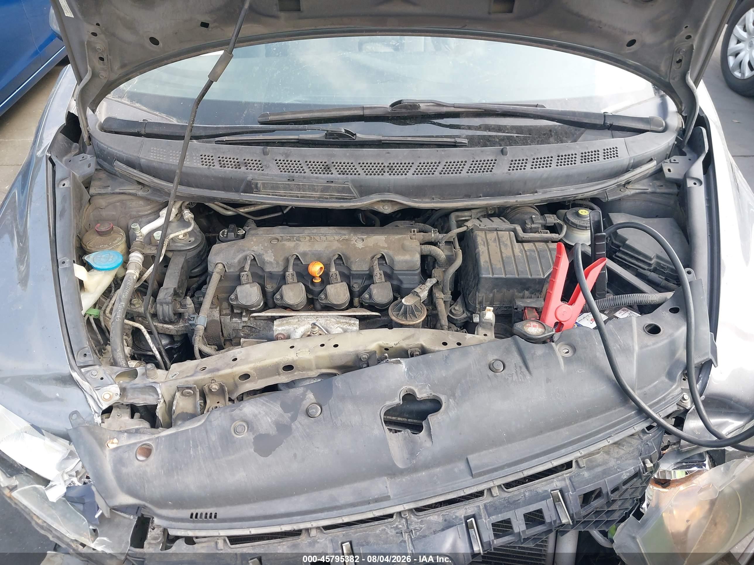 2011 Honda Civic Lx Gray vin: 2HGFA1F58BH536808