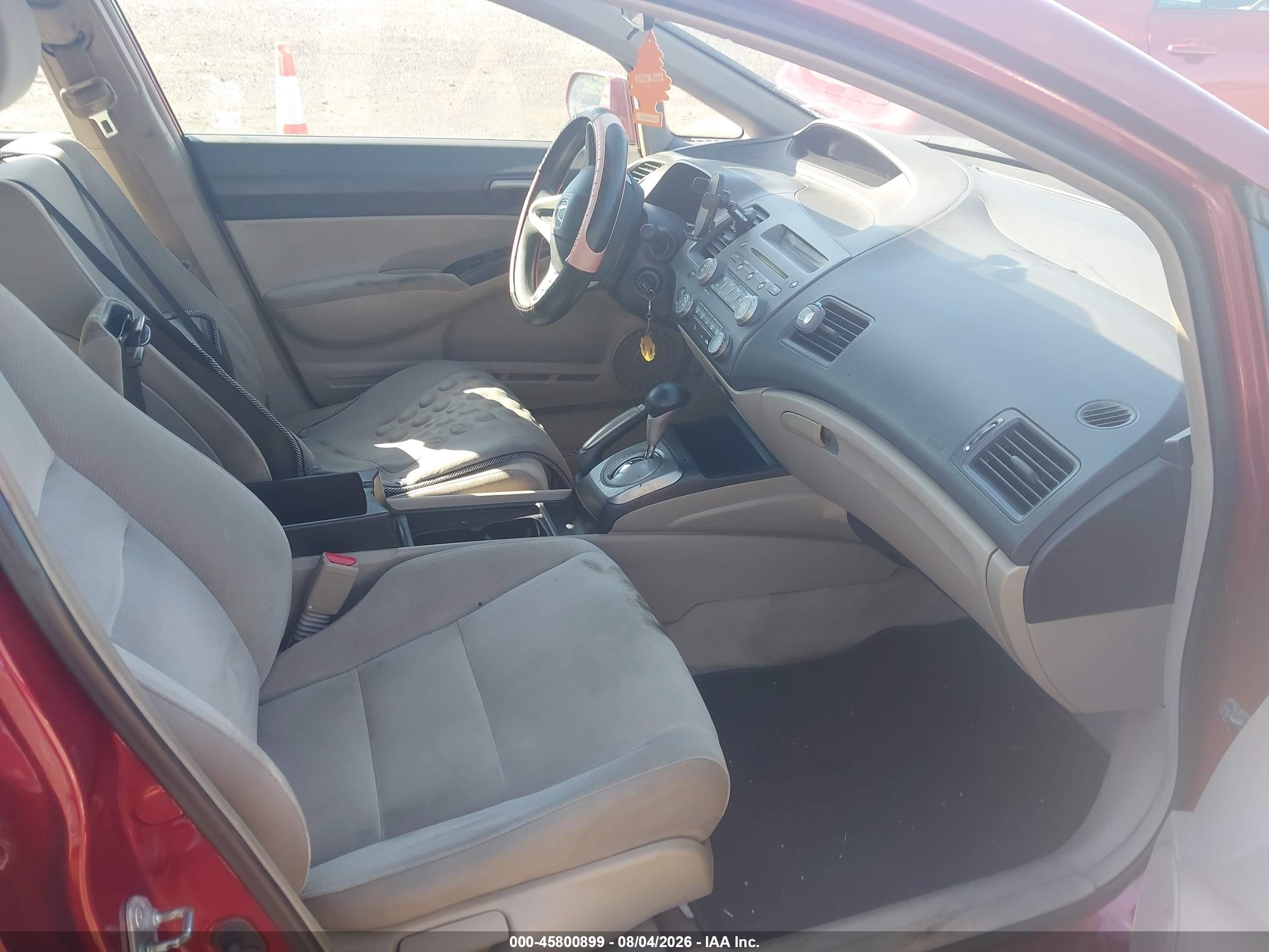 2011 Honda Civic Lx Red vin: 2HGFA1F58BH540289