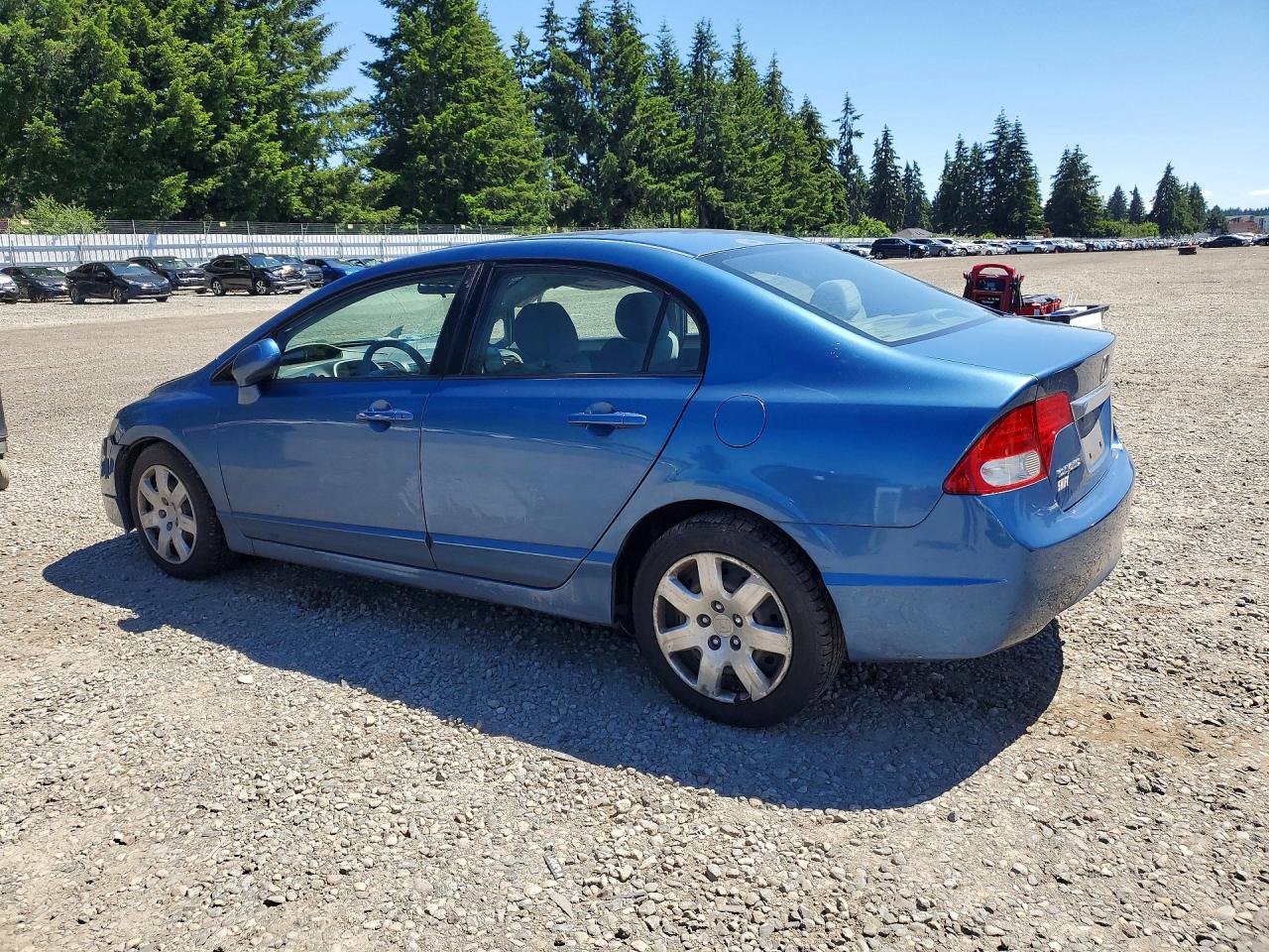 2011 Honda Civic Lx Синий vin: 2HGFA1F58BH544990