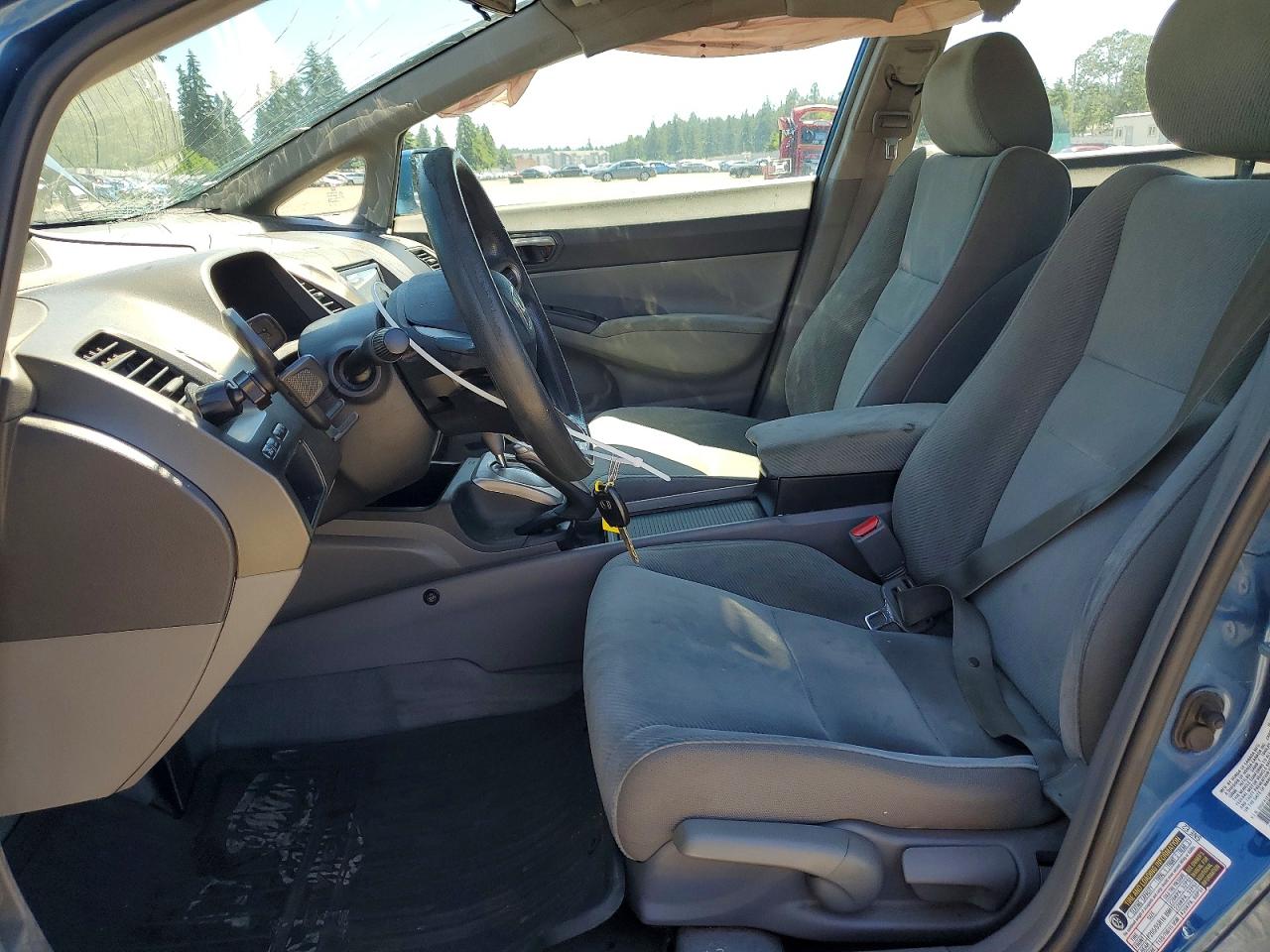 2011 Honda Civic Lx Синий vin: 2HGFA1F58BH544990
