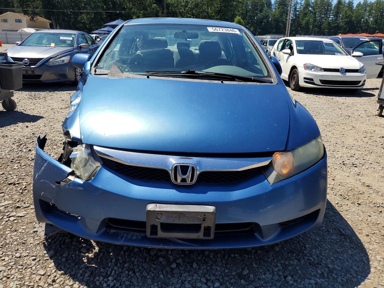 2011 Honda Civic Lx Синий vin: 2HGFA1F58BH544990
