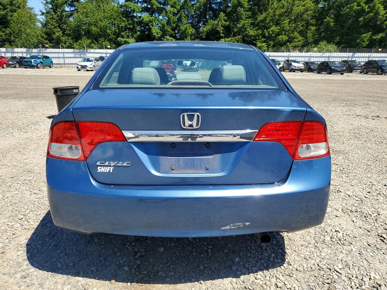 2011 Honda Civic Lx Синий vin: 2HGFA1F58BH544990