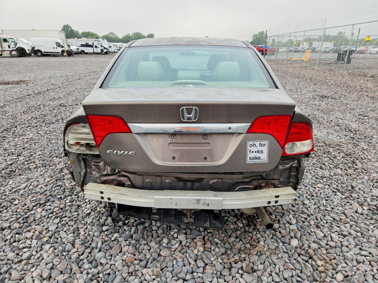 2011 Honda Civic Lx Brown vin: 2HGFA1F58BH546027